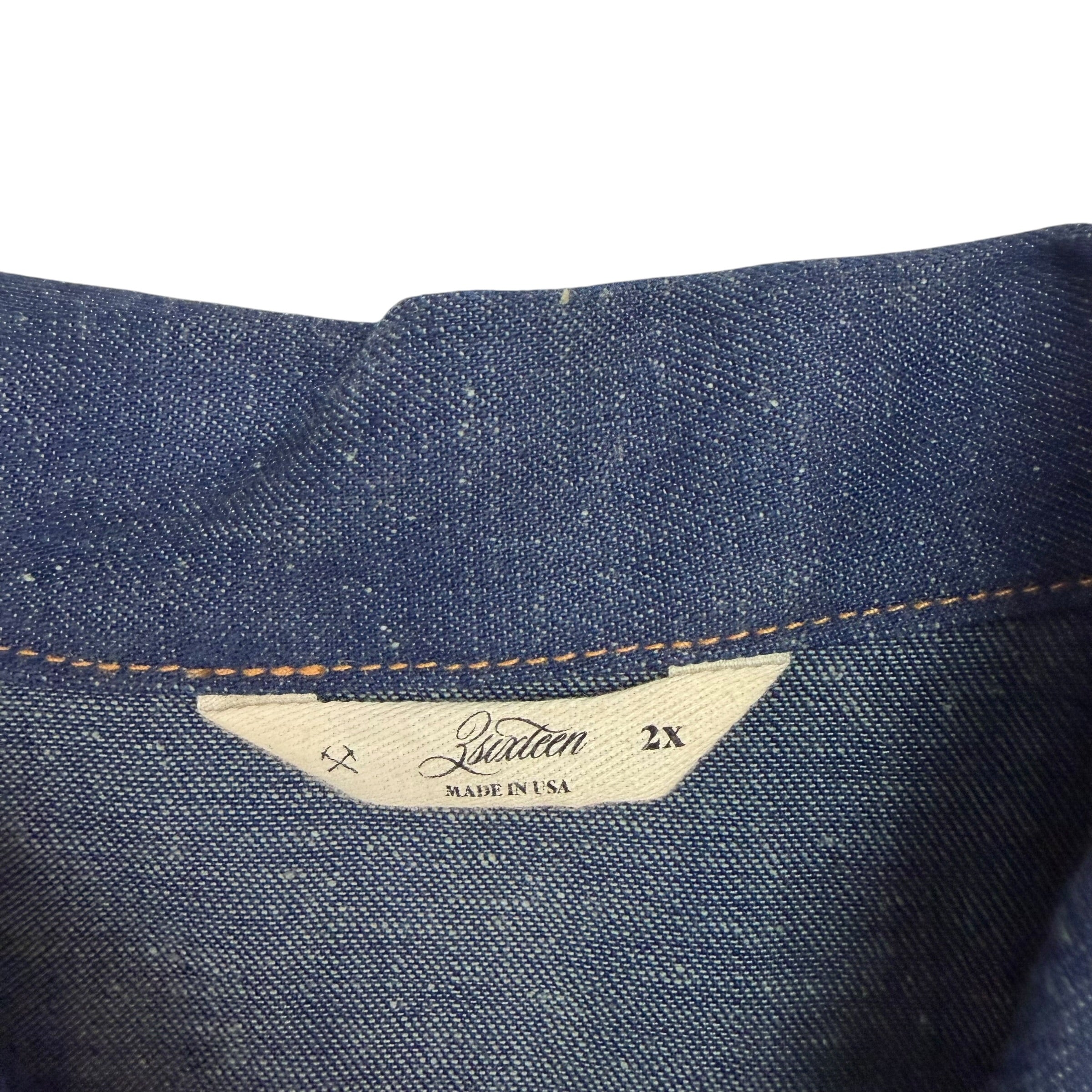 3Sixteen Indigo Denim Ranch Jacket
