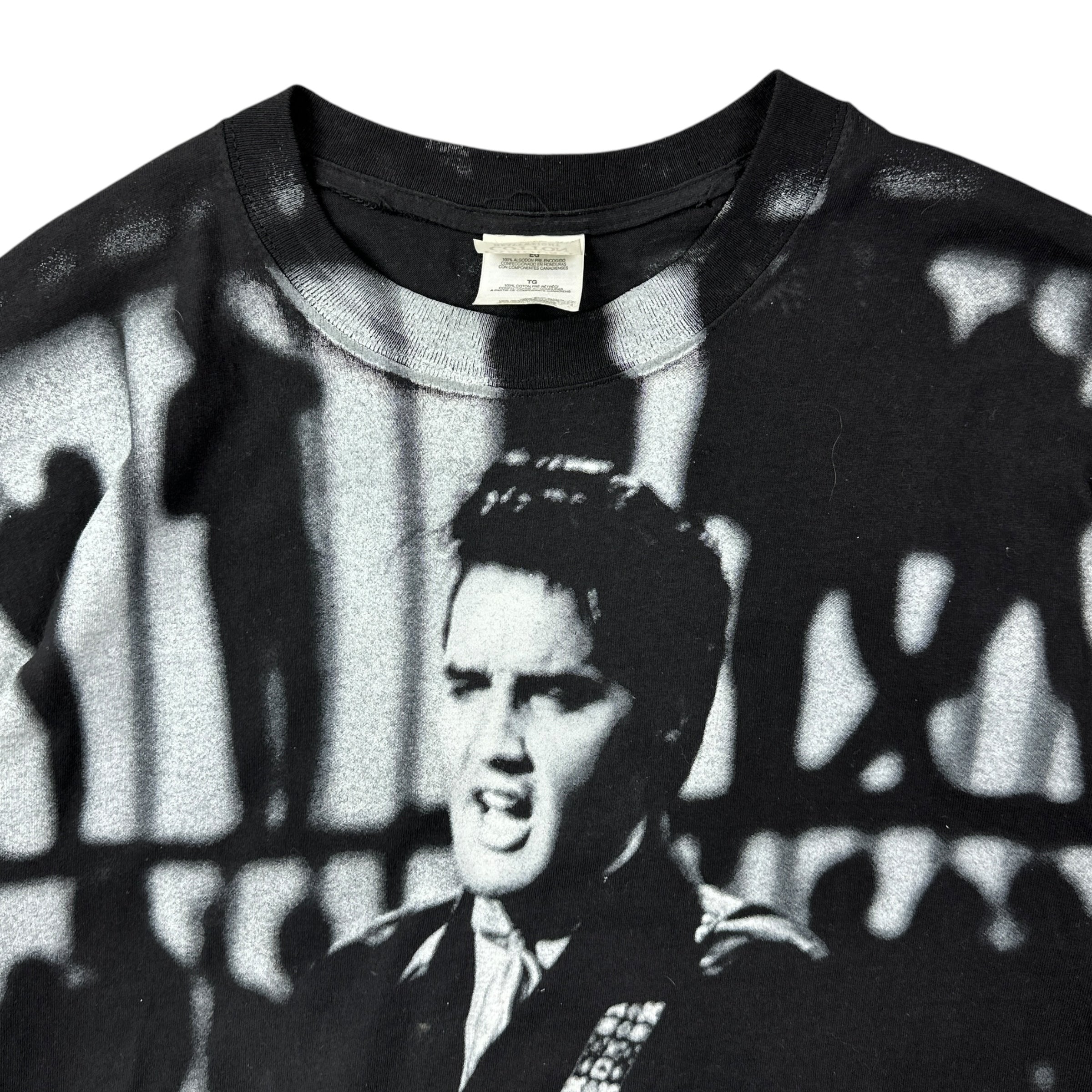 2000 Elvis Presley AOP Tee Black