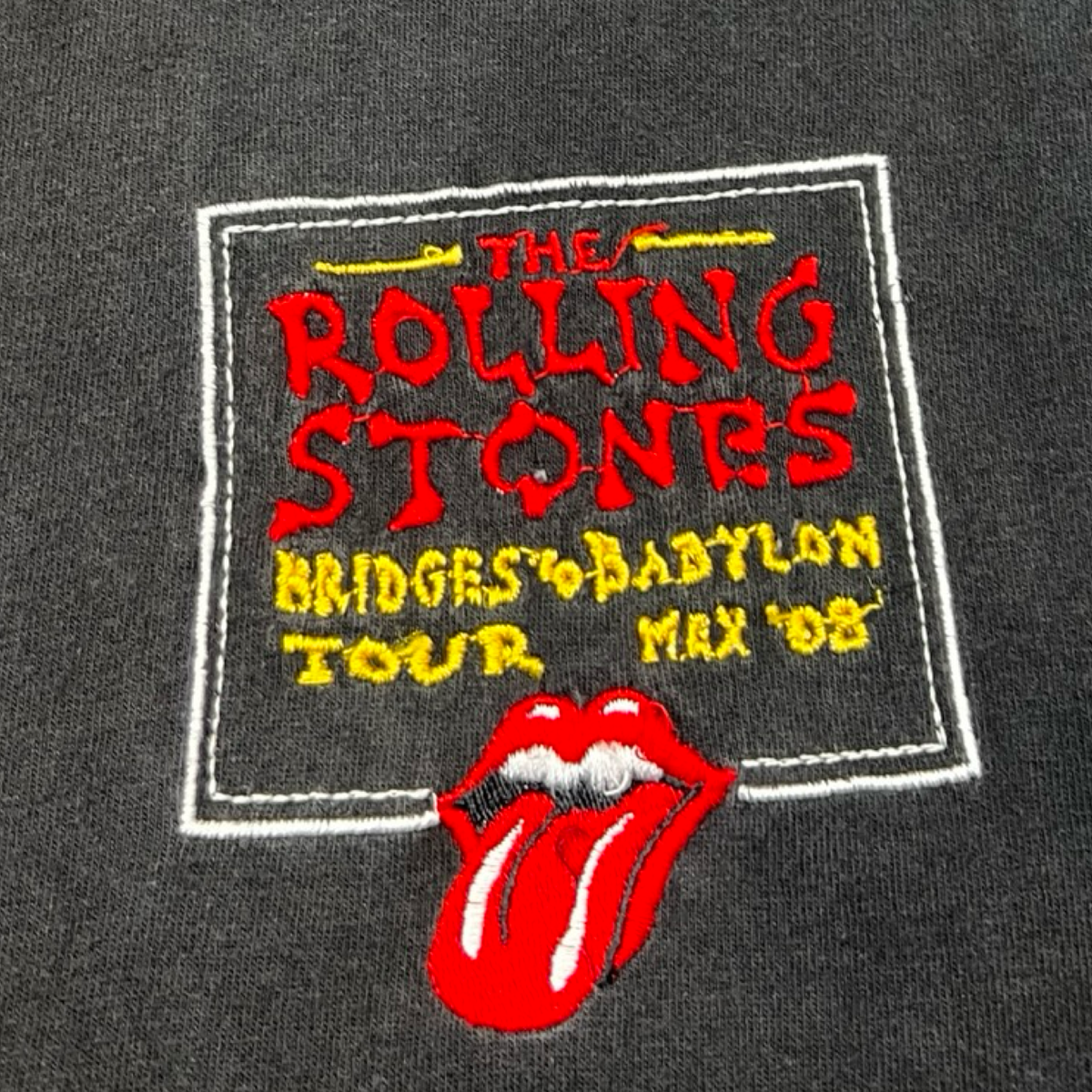 1998 Rolling Stones Bridges To Babylon Tour Tee