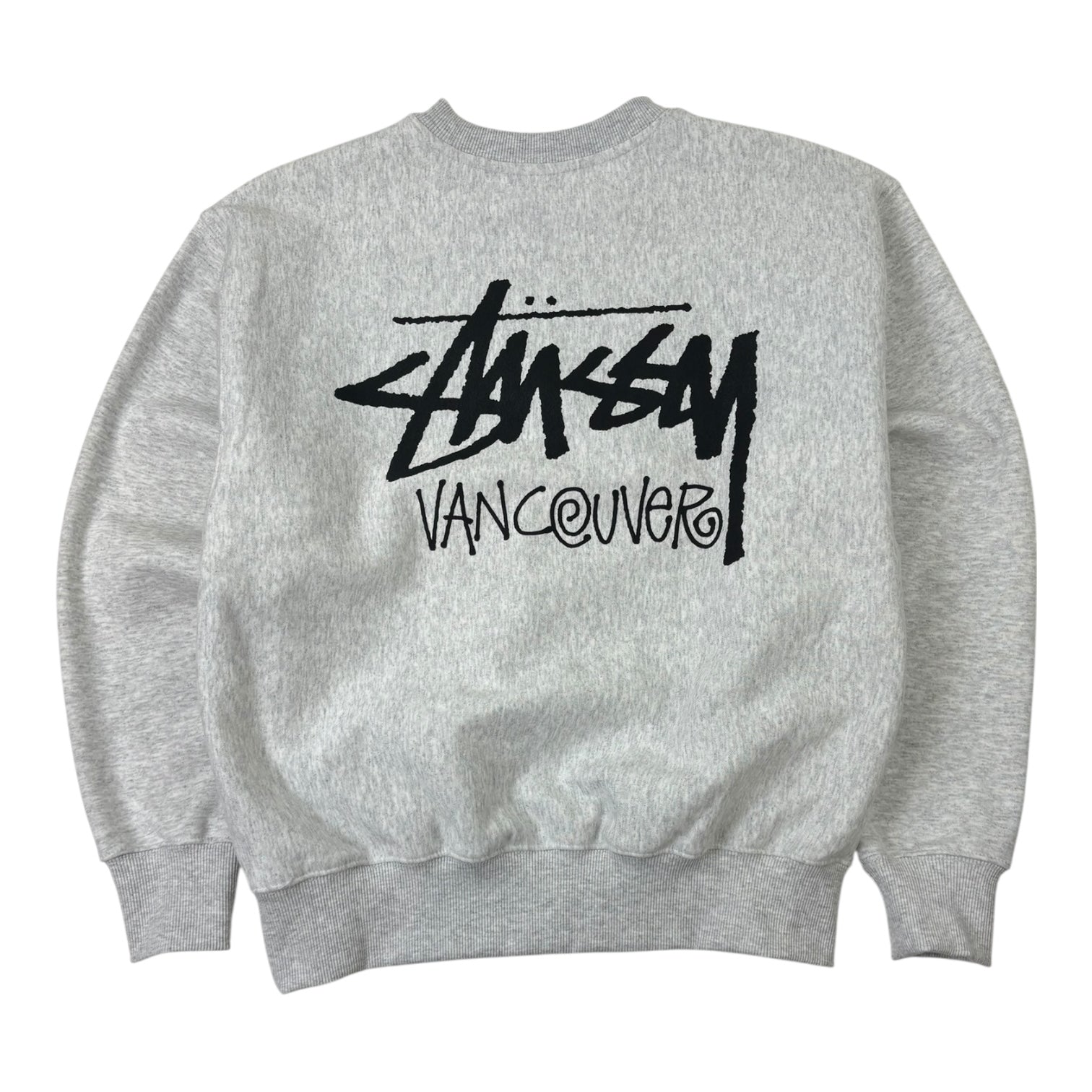 Stussy Vancouver Chapter Crewneck Ash Heather Grey