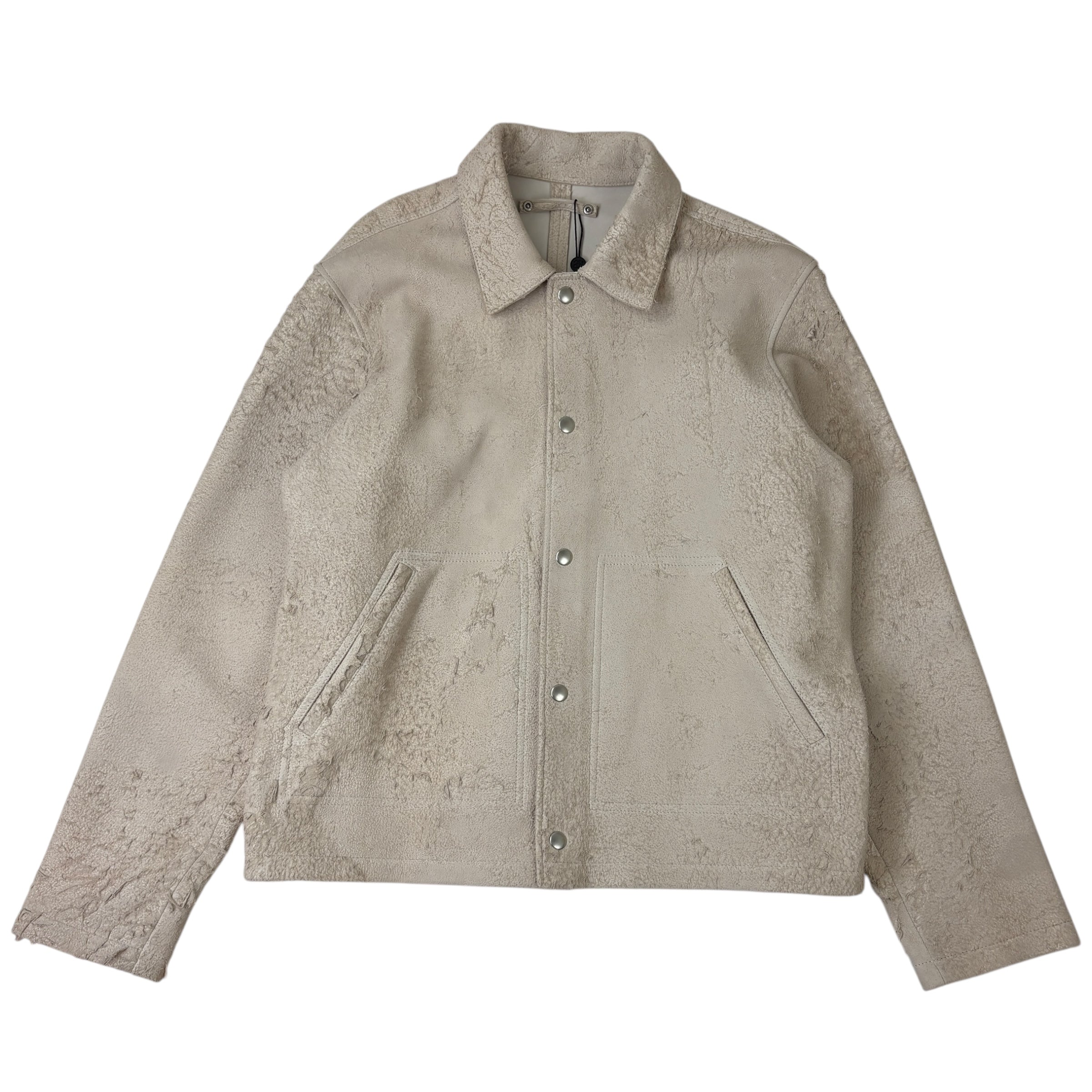 Stussy Suede Welders Jacket Bone