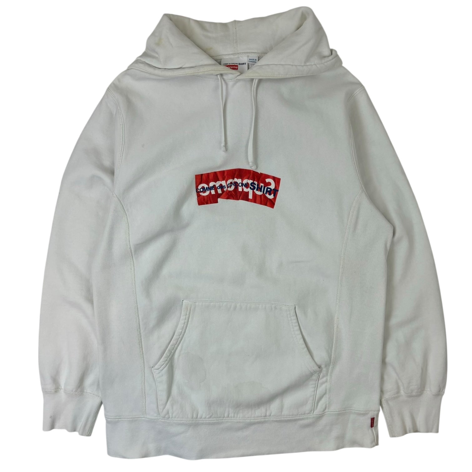 Supreme x Comme Des Garçon SHIRT BOGO Hoodie White