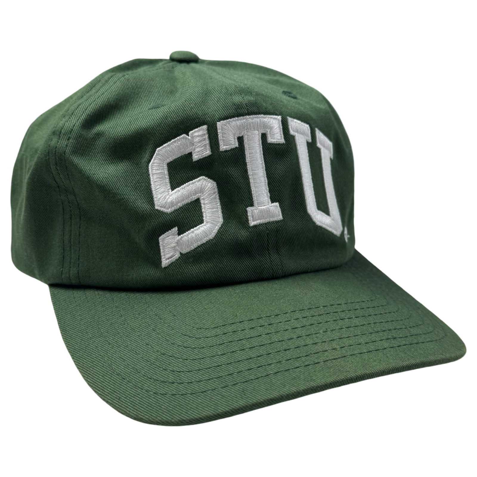 Stussy Stu Arch Strapback Hat Forest