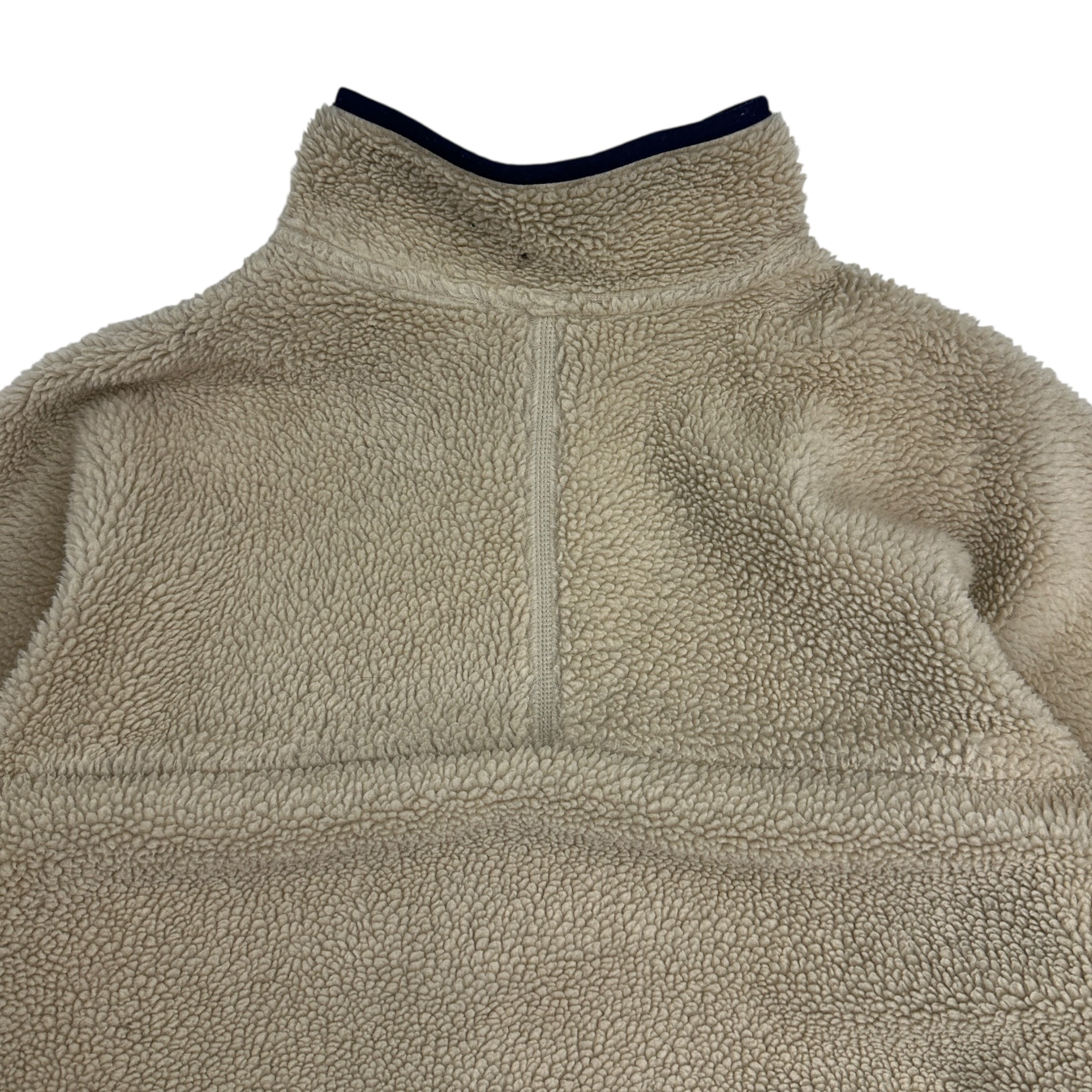 Vintage Patagonia Deep Pile Fleece Jacket Oatmeal