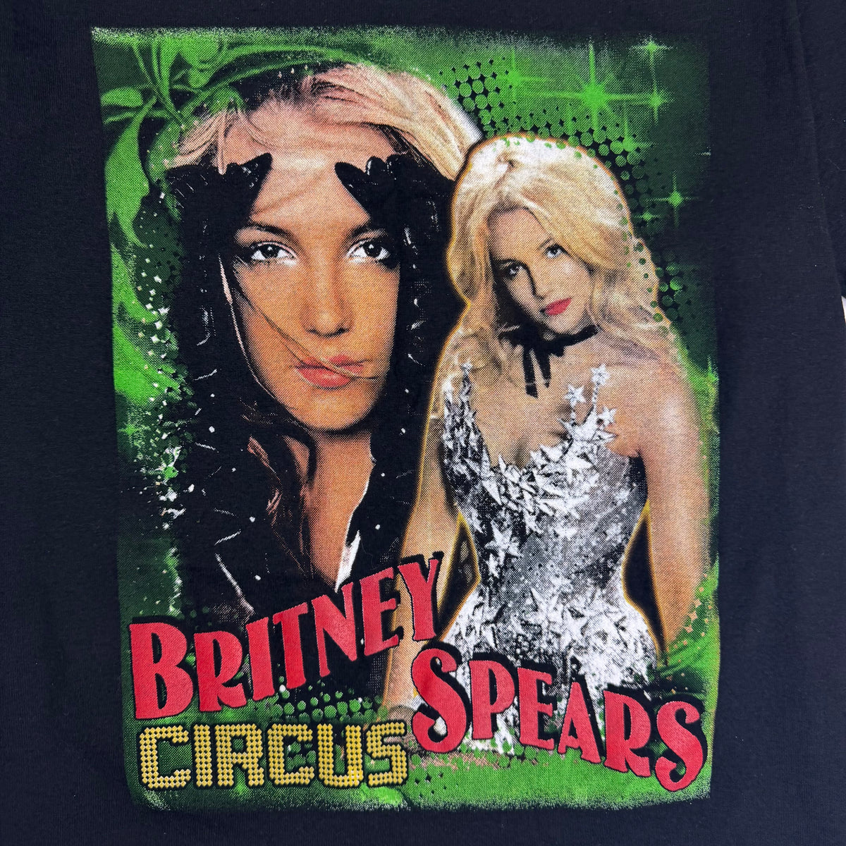 2009 Britney Spears Circus Tour Tee Black