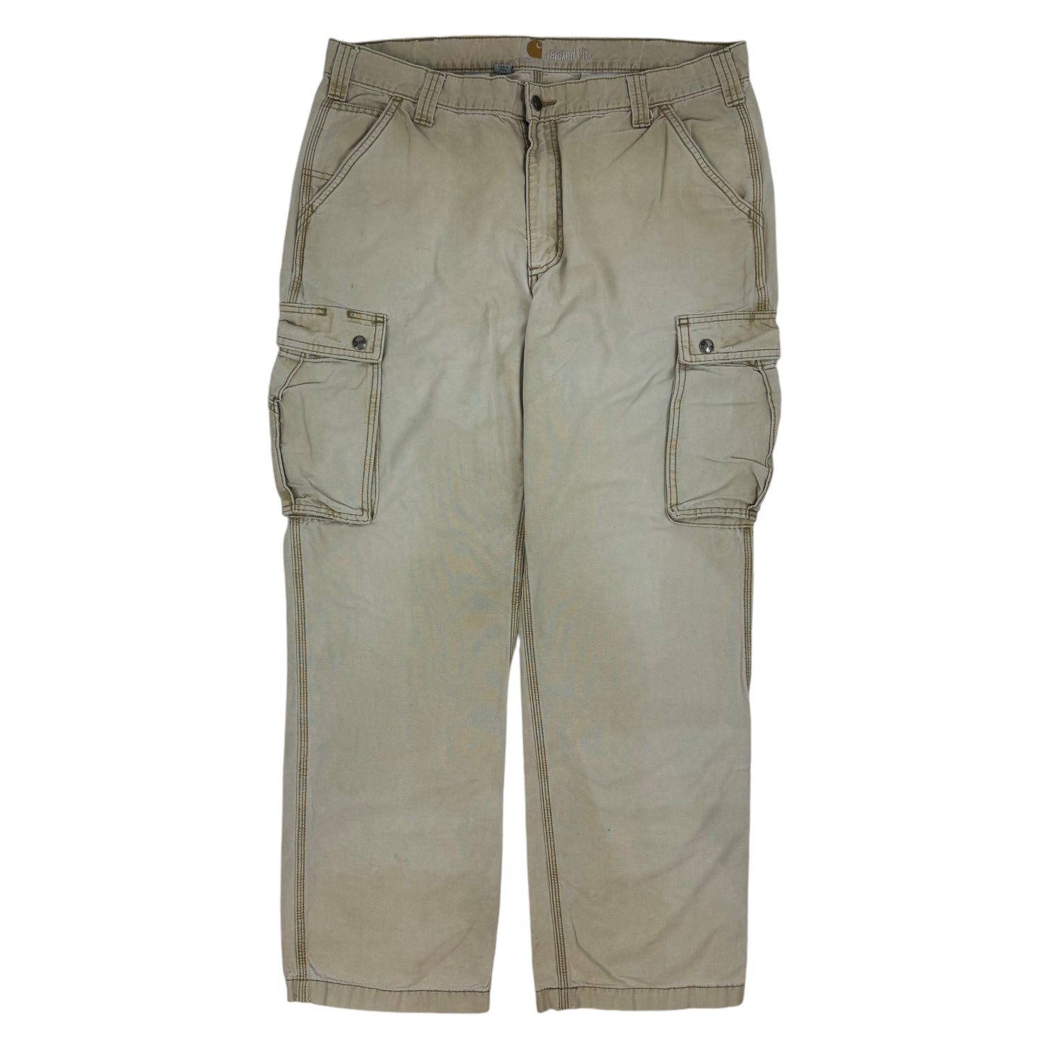 Vintage Carhartt Cargo Pants Washed Tan