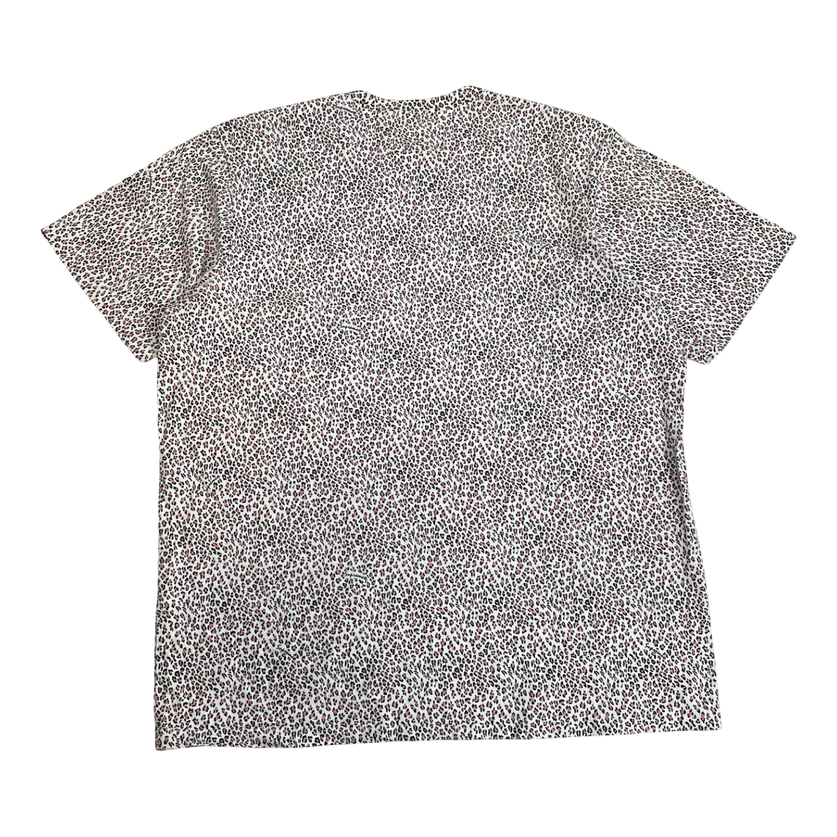 Supreme Small Box Leopard Print Pink Pattern T-Shirt
