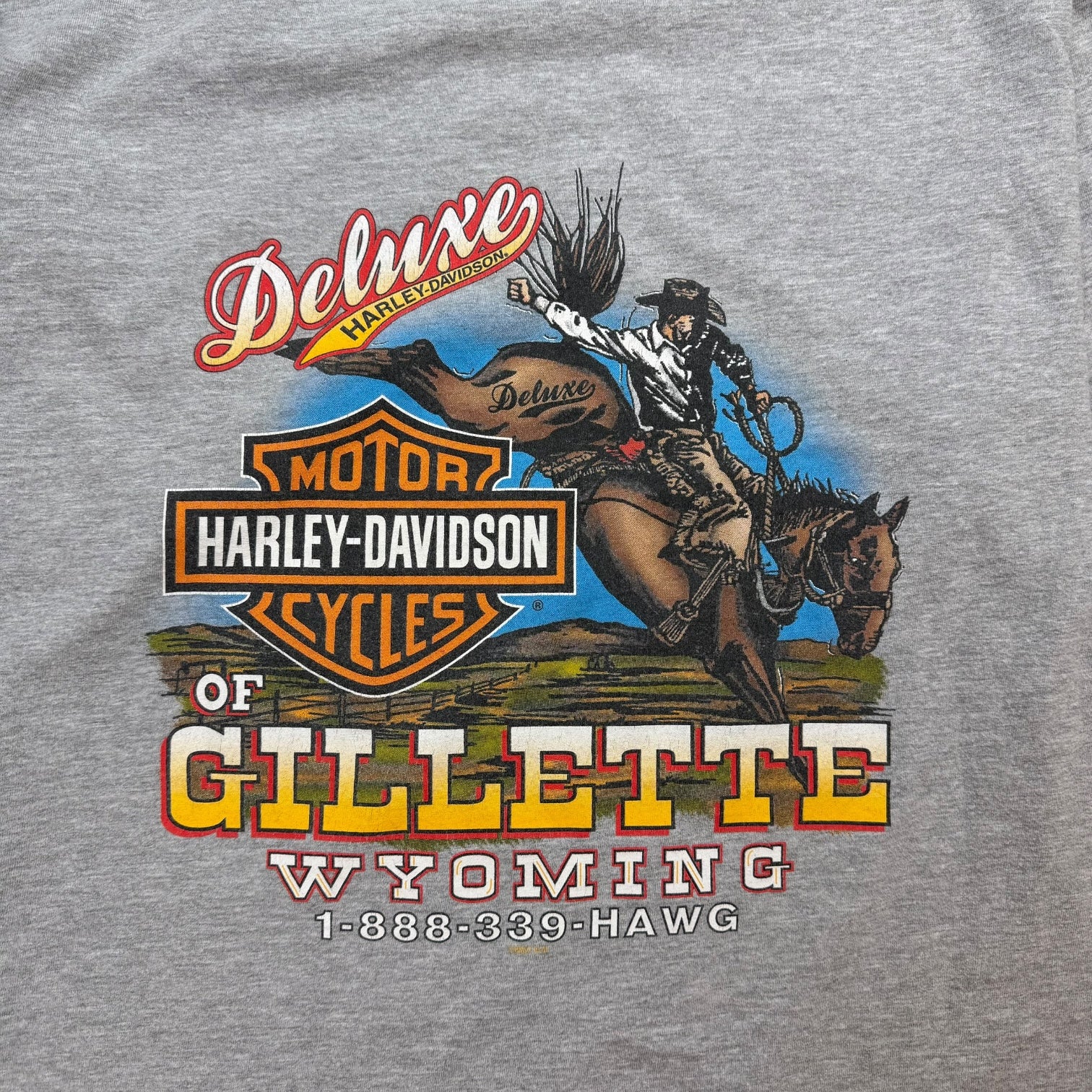 2007 Harley Davidson Of Wyoming L/S Tee Grey