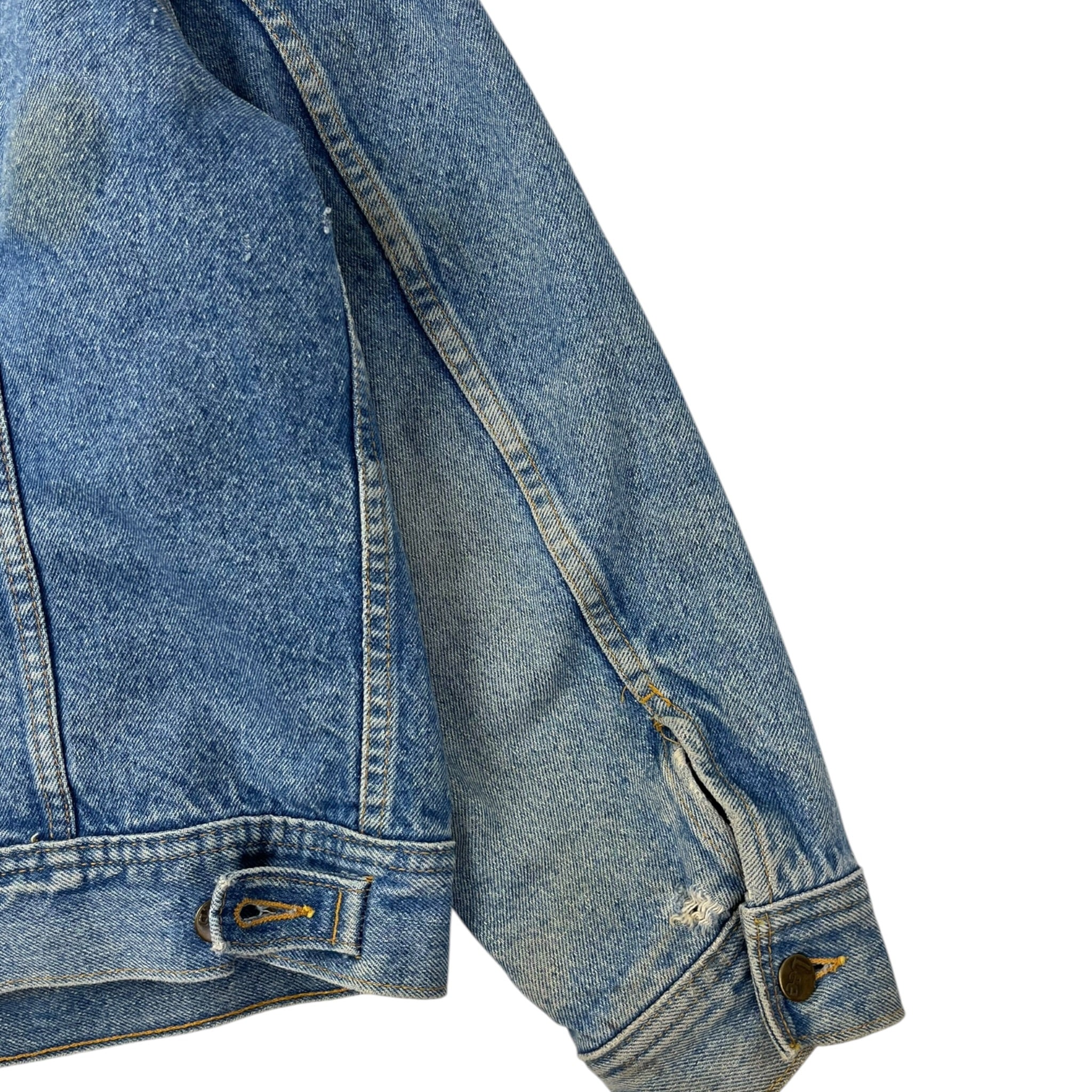 Vintage Storm Rider Lee Lined Jacket Medium Washed Blue