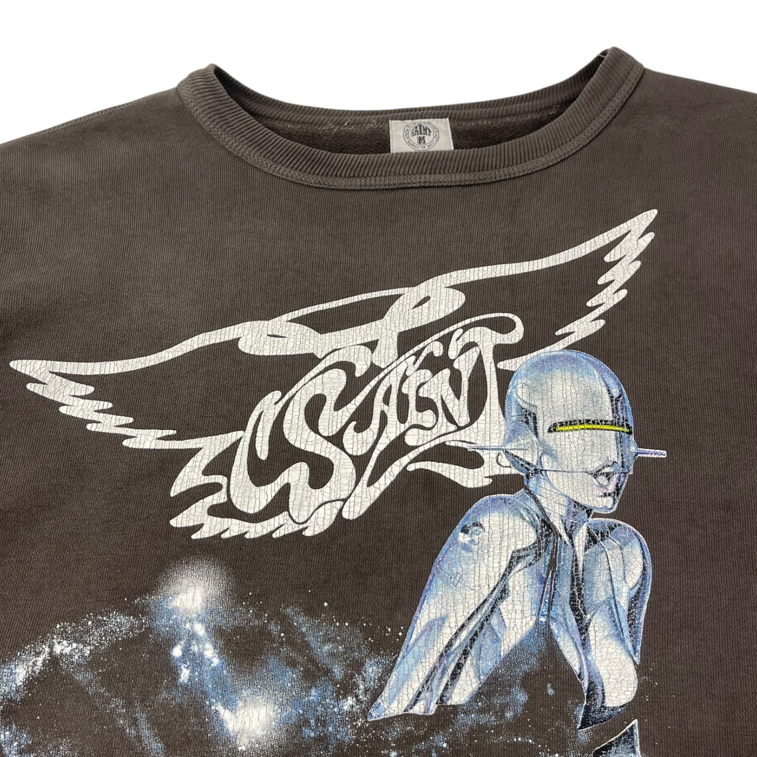 Saint MXXXXXX x Hajime Sorayama Sweatshirt Faded Black