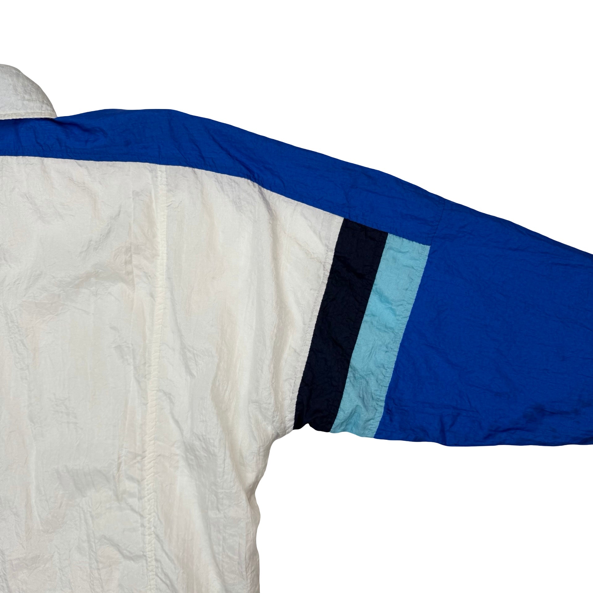 Vintage Sergio Tacchini Sport Track Jacket White/Blue