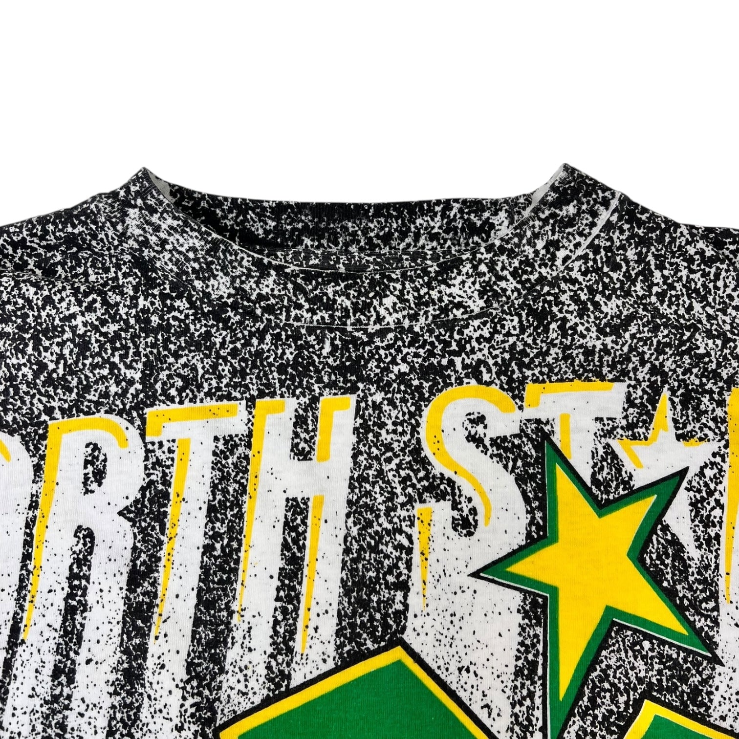 Vintage 1991 Minnesota North Stars NHL All Over Print T-Shirt