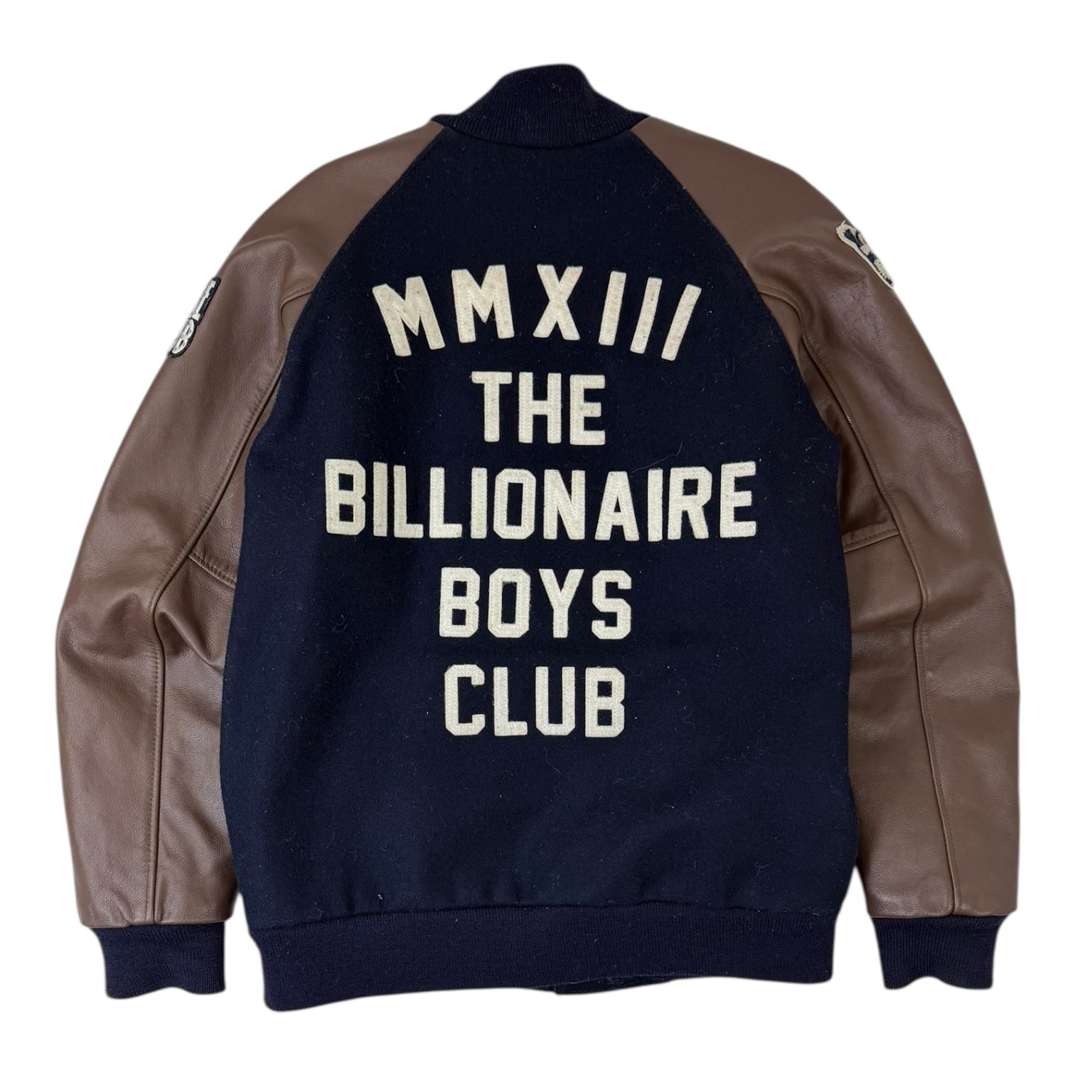 Billionaire Boys Club BB Cadet Varsity Jacket Navy/Brown
