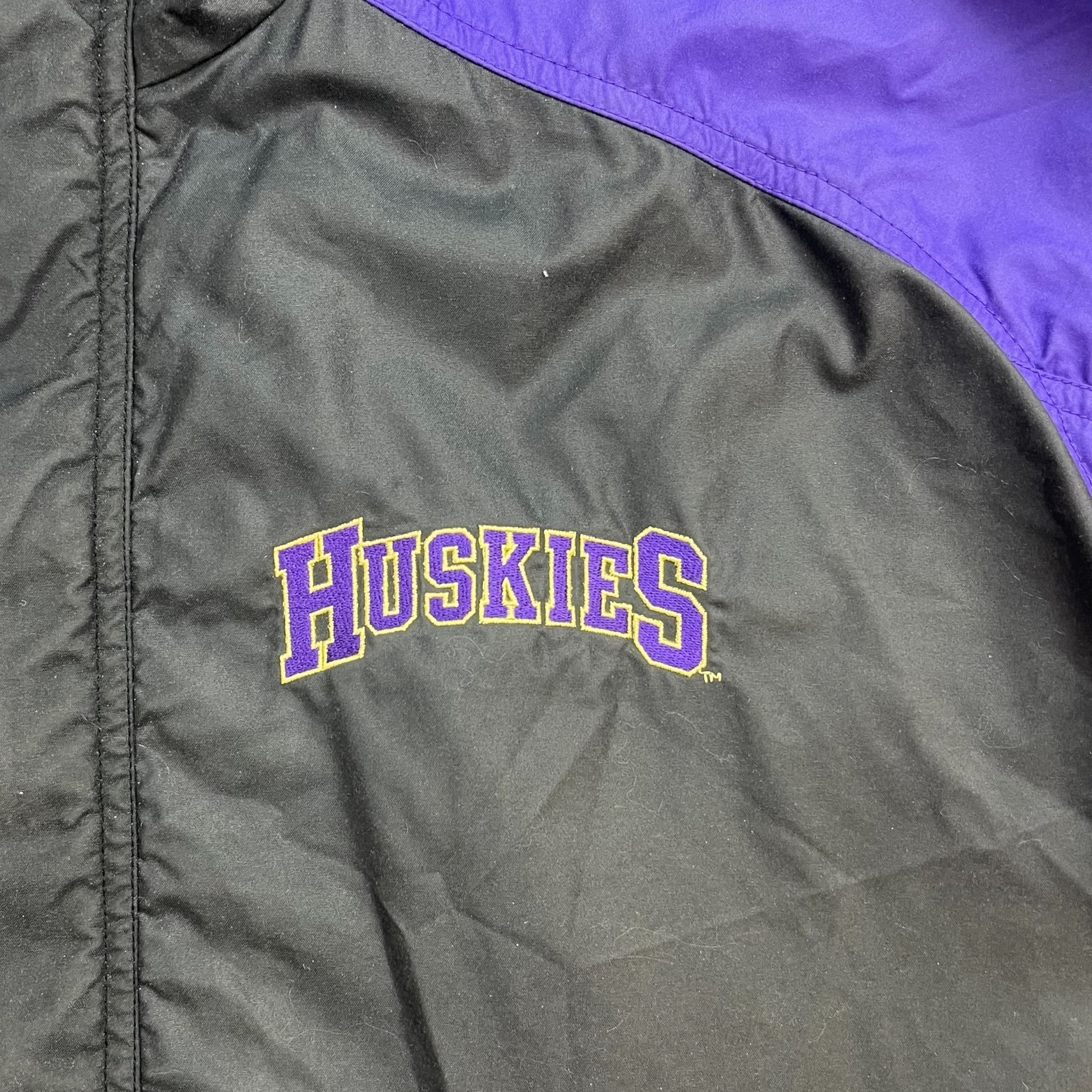 Vintage Nike University of Washington Huskies Track Jacket Black/Purple