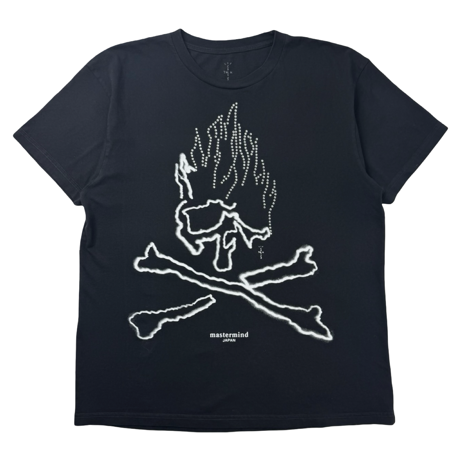 Travis Scott Cactus Jack For Mastermind Skull T-Shirt Black