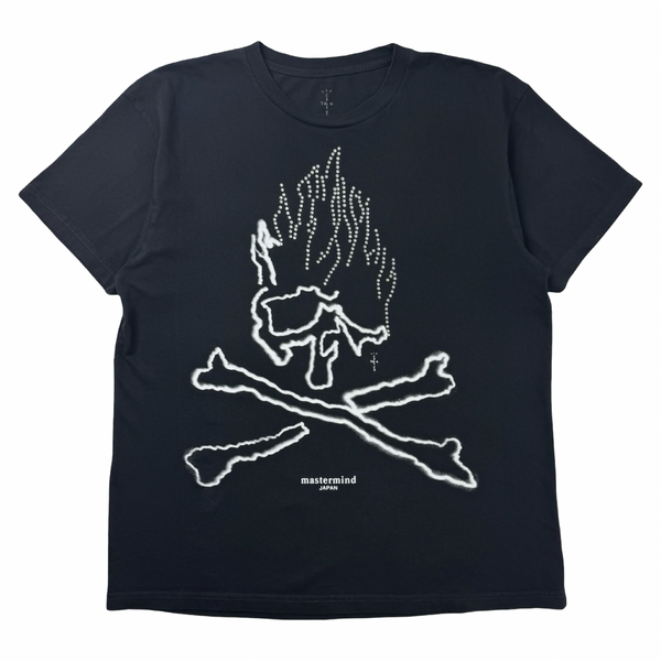 Travis Scott Cactus Jack For Mastermind Skull T-Shirt Black