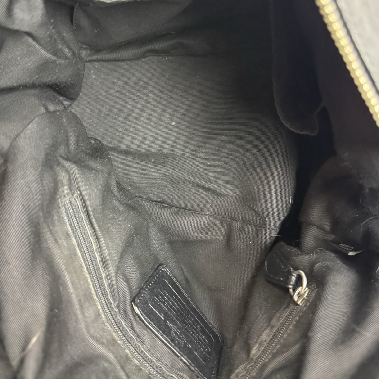 (W) Vintage Coach Lexi Shoulderbag Black