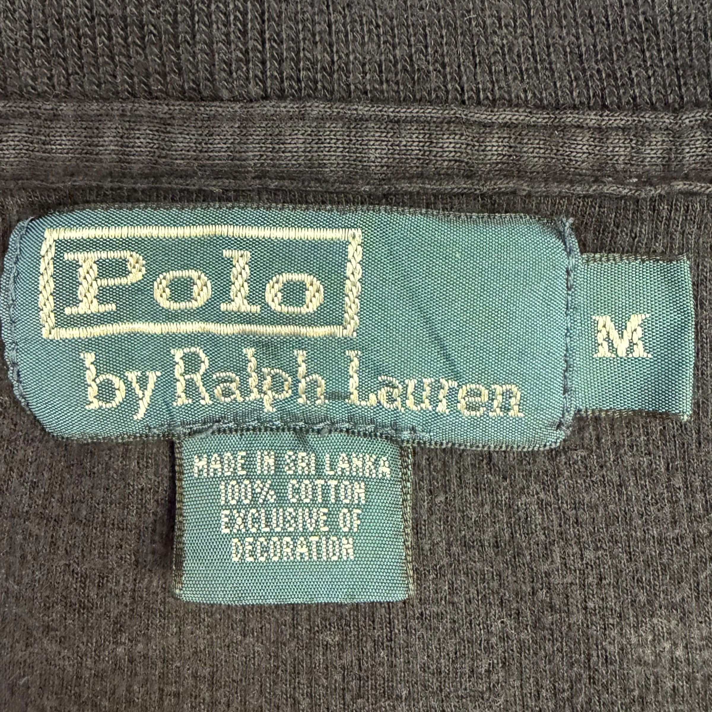 Vintage Polo Ralph Lauren Quarter Zip Black