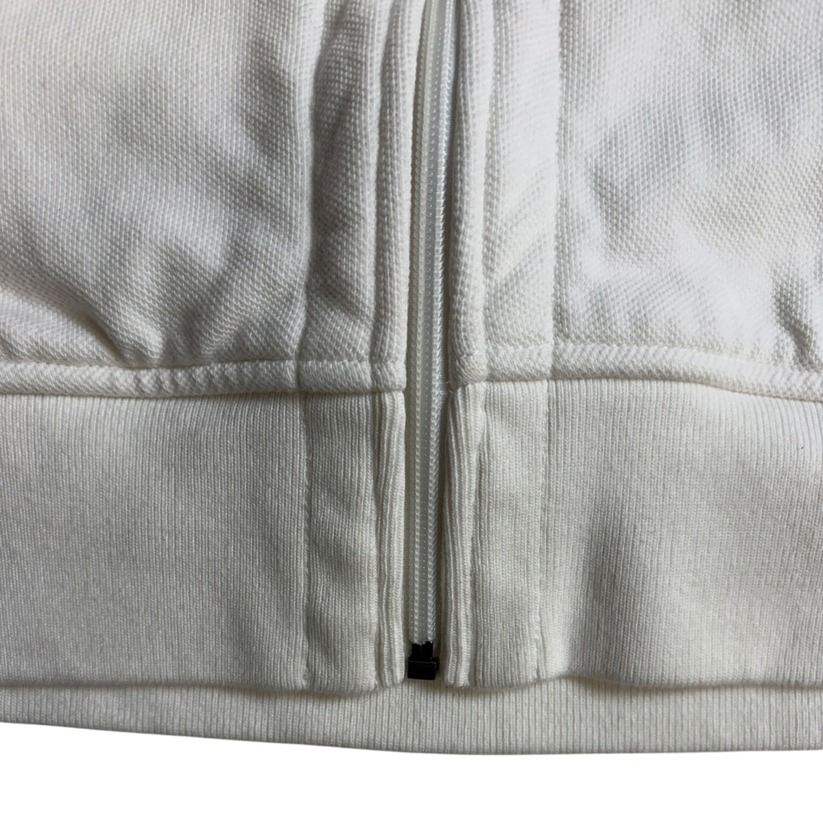 Vintage Polo Ralph Lauren Big Pony Zip-Up Sweater White