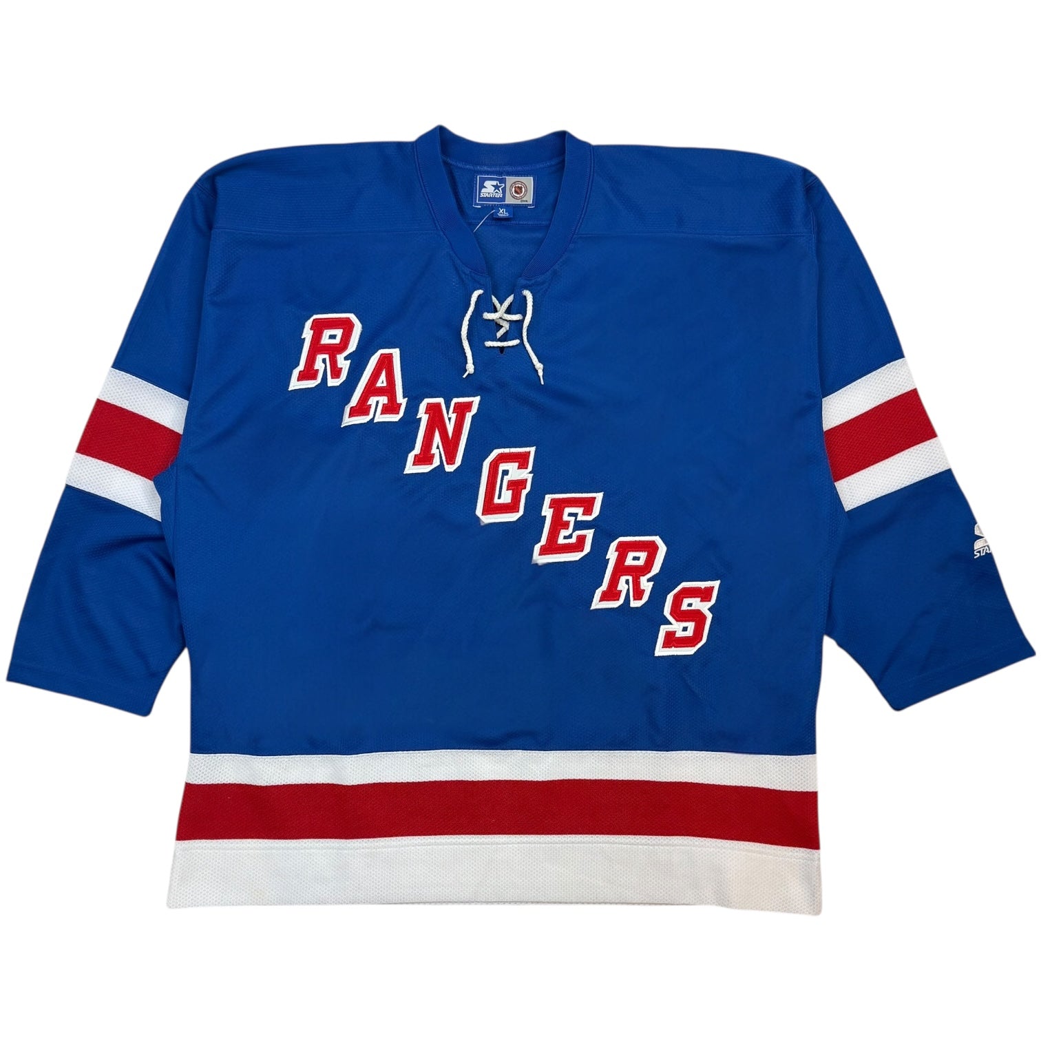 Vintage Starter New York Rangers Home Jersey Blue