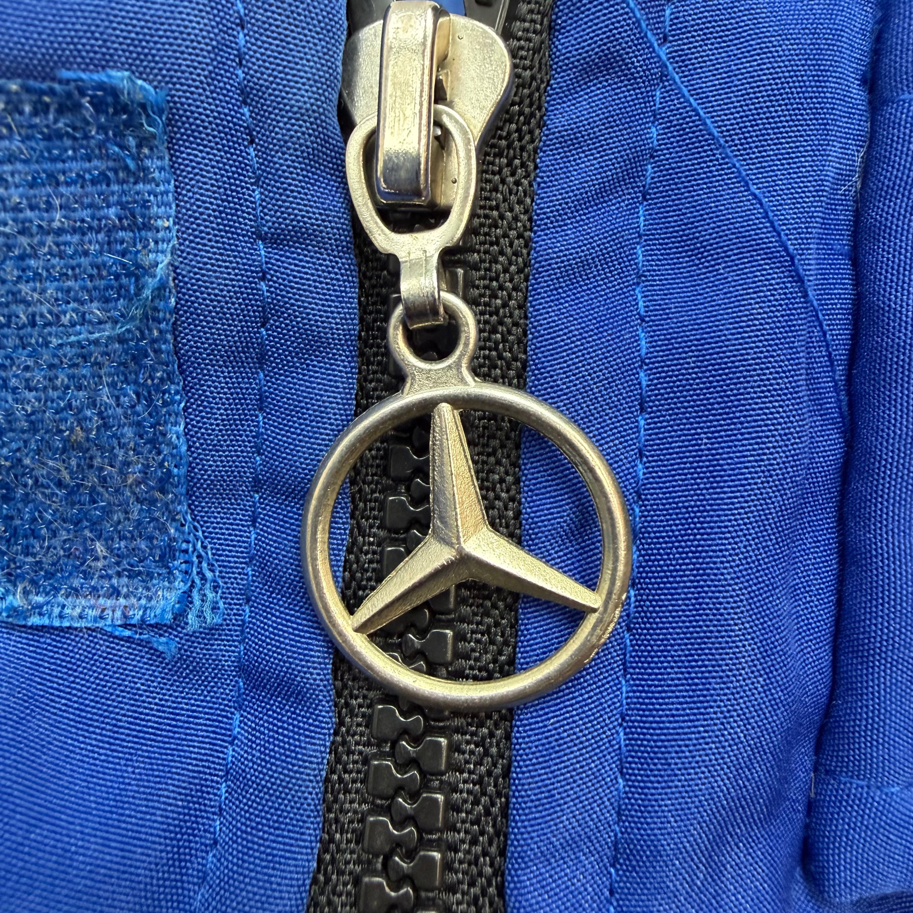 Vintage Mercedes Benz Mobil 1 Racing Jacket Blue