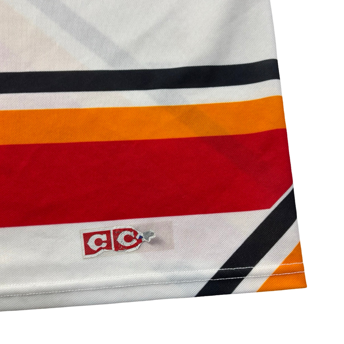 ‘90s CCM Calgary Flames Pedestal Home Jersey