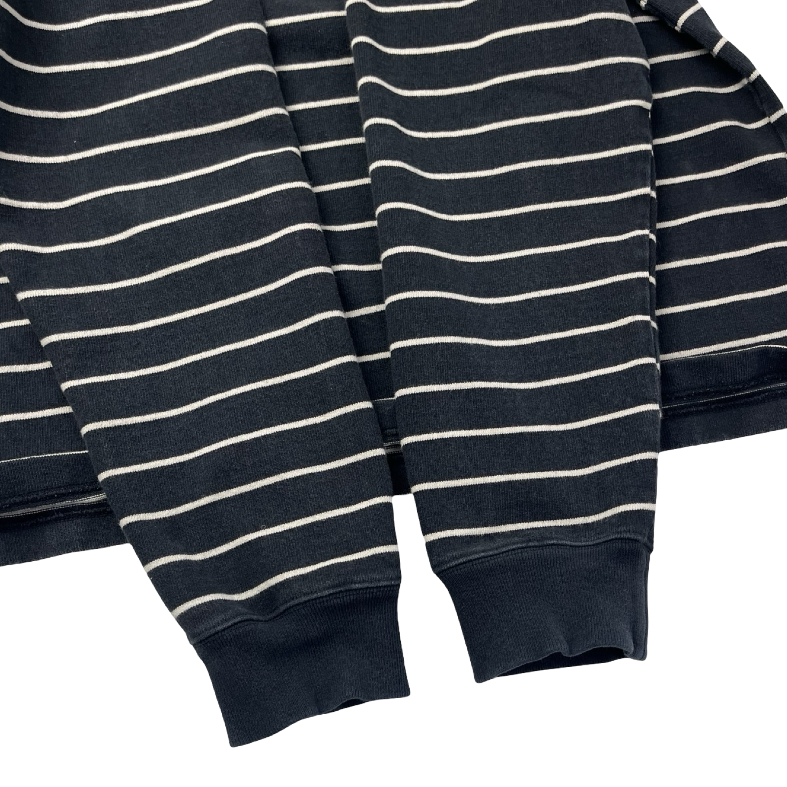 Stussy Horizontal Striped Rugby Black