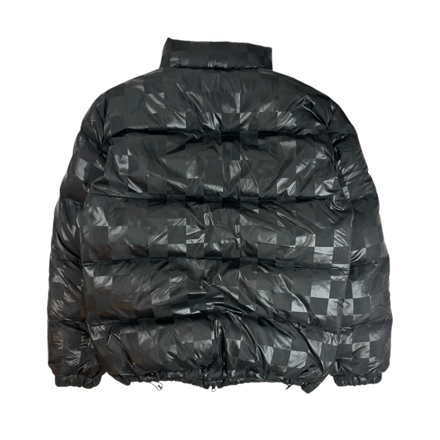 Stussy Checkered Puffer Jacket Black