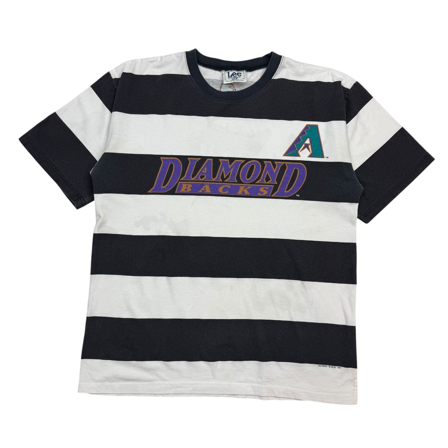 Vintage Arizona DiamondBacks Stripe Tee Black/White