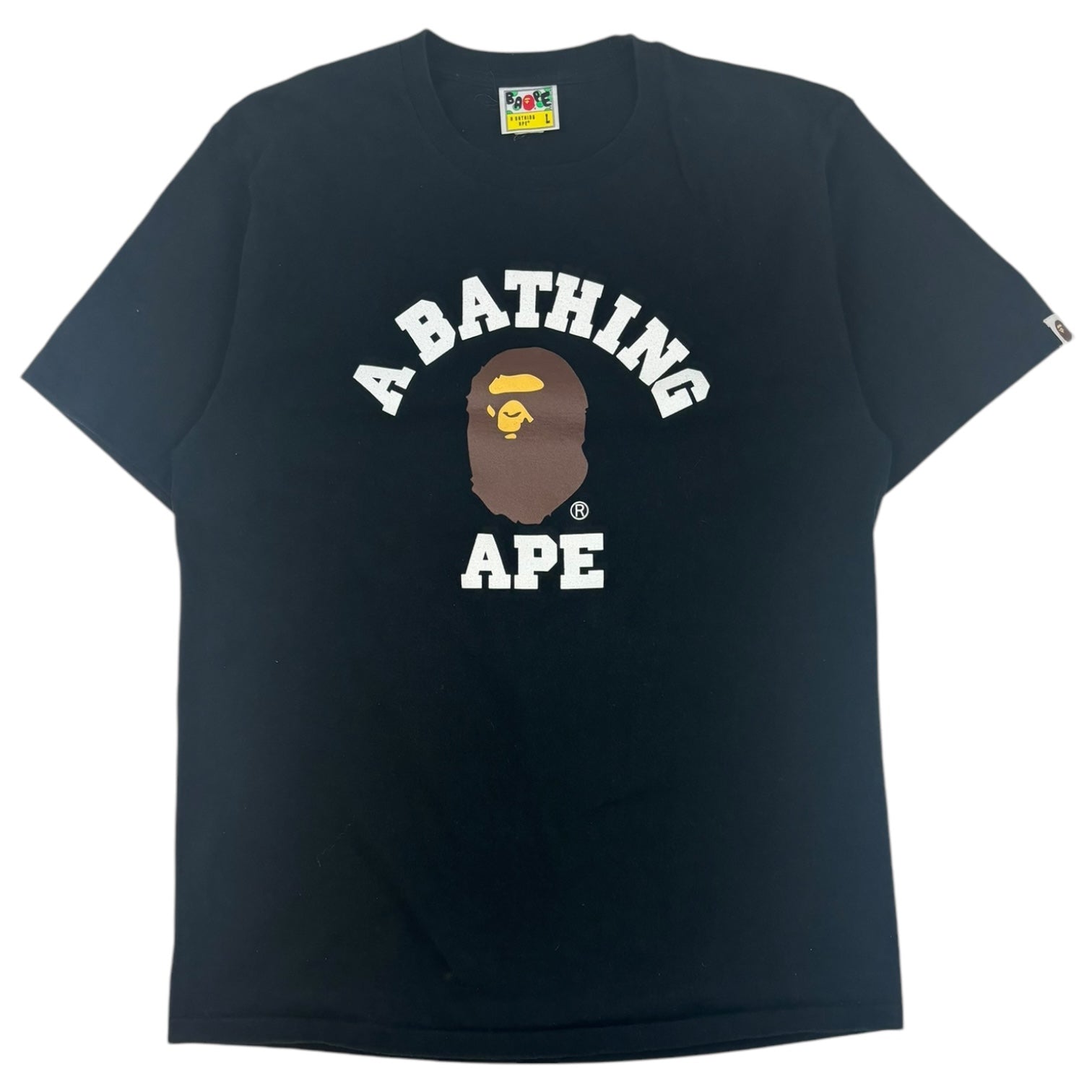BAPE College T-Shirt Black