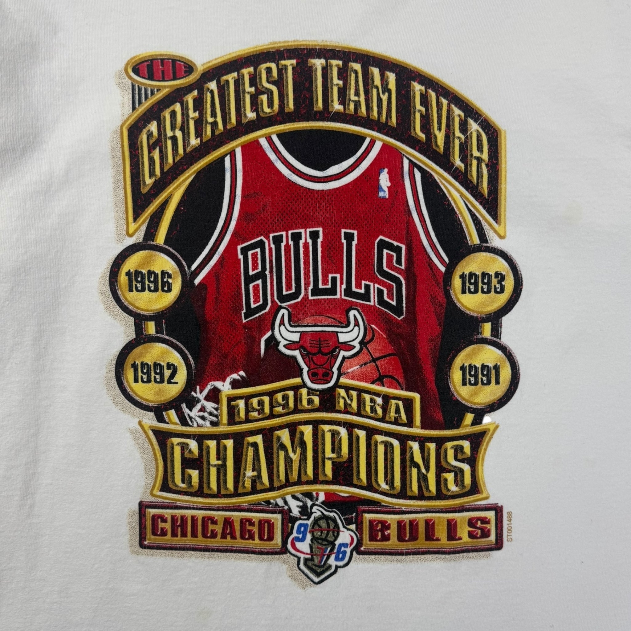 1996 Chicago Bulls T-Shirt White