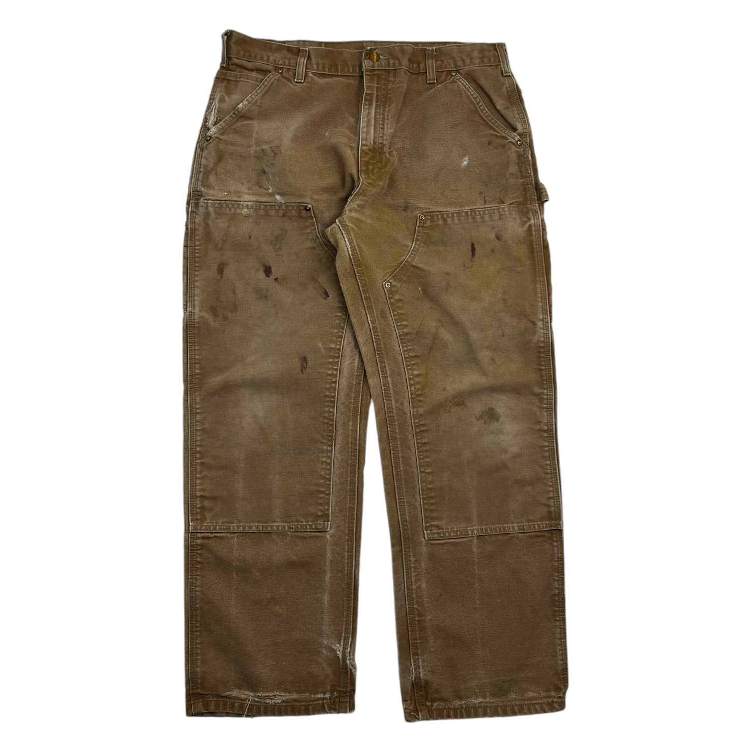 Vintage Carhartt Double Knee Distressed Tan