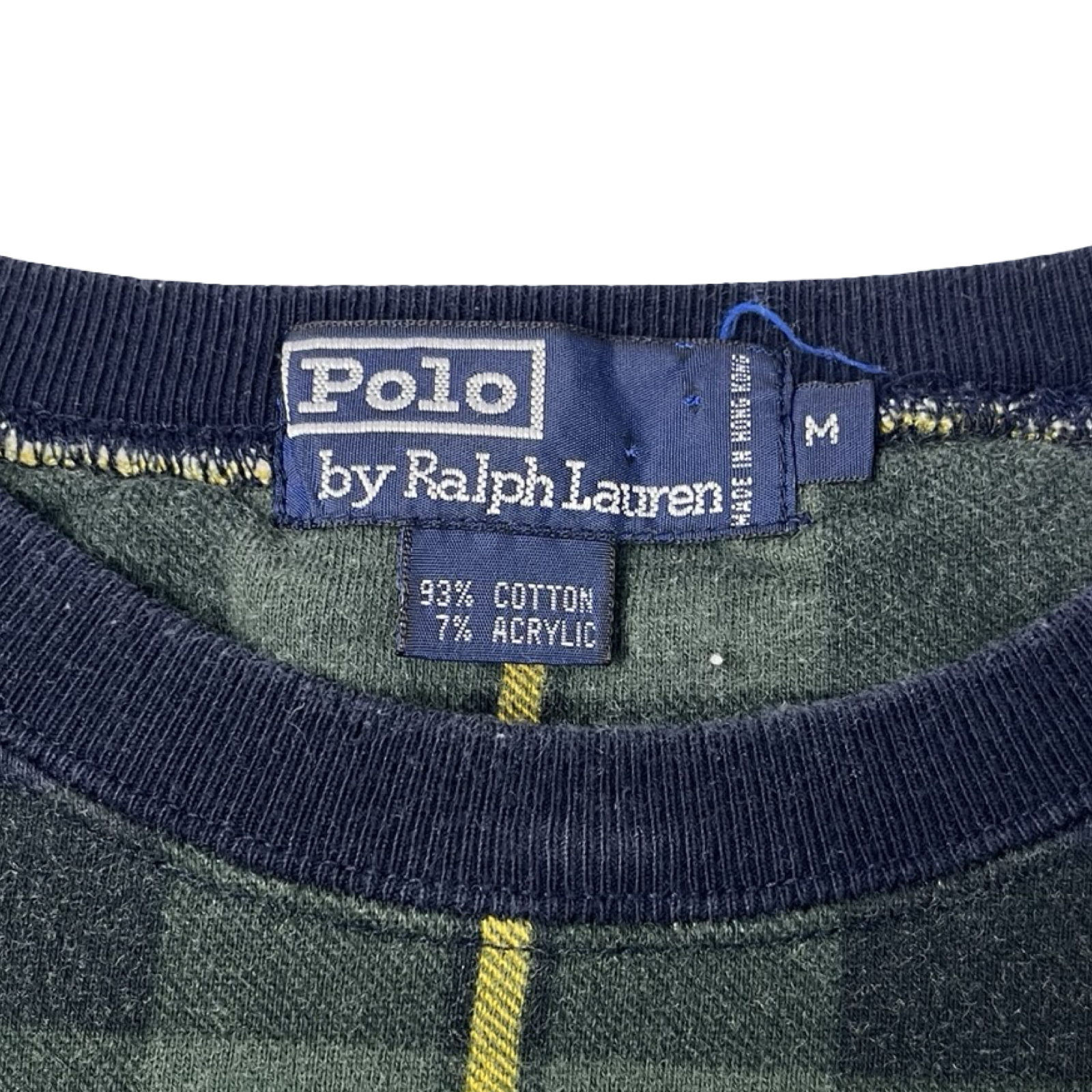 Vintage Polo Ralph Lauren Tartan Golf Creat Crew Neck