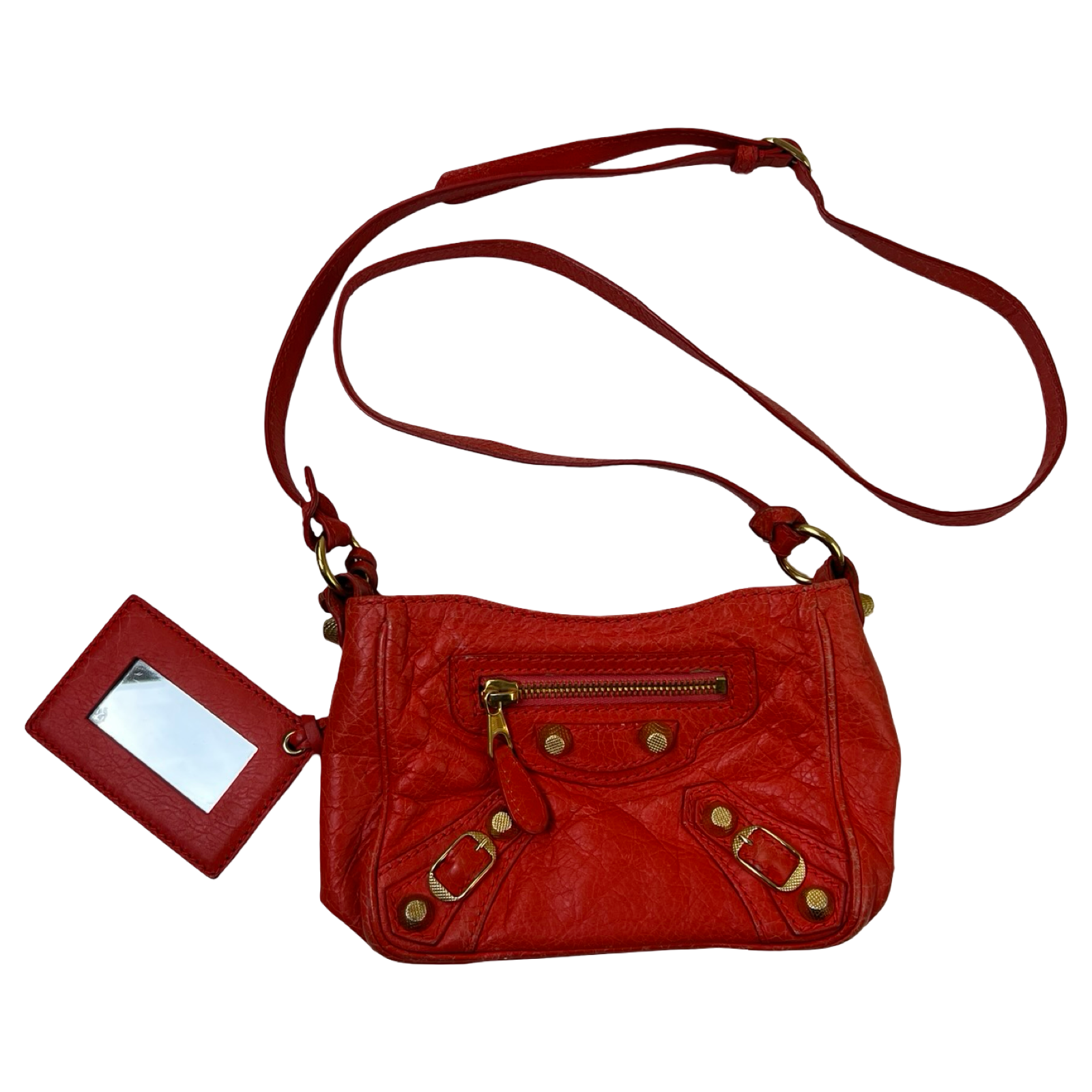 Balenciaga Nano City Bag Orange