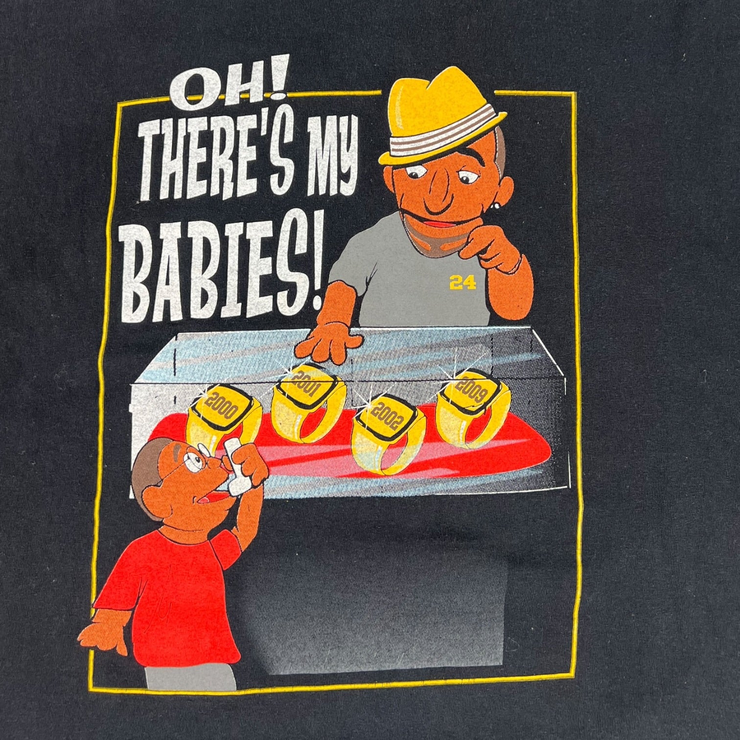 Vintage Lil Dez “Where are Kobe’s Four Rings?” T-Shirt Black