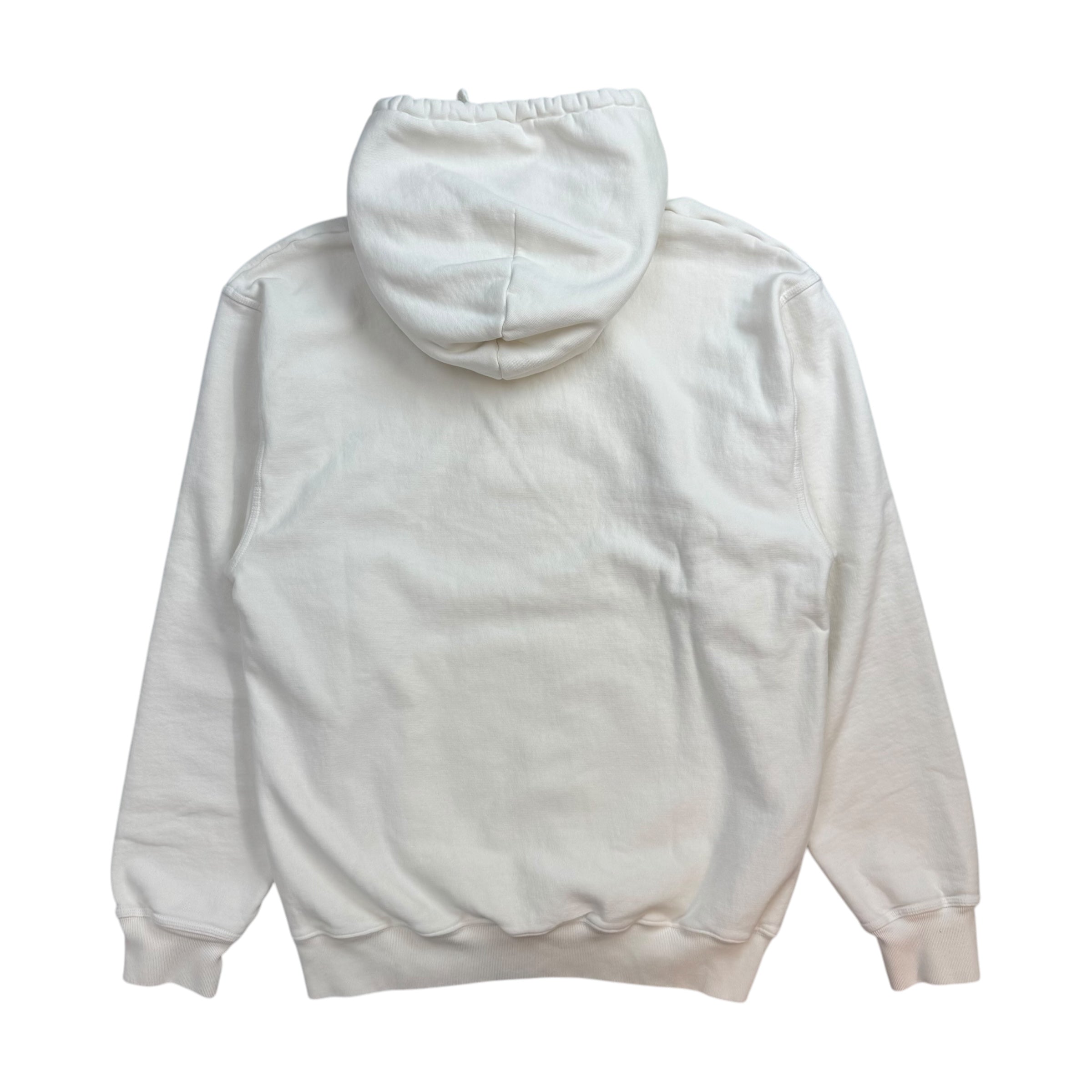 Stussy Smooth Stock Hoodie Pigment Dyed White