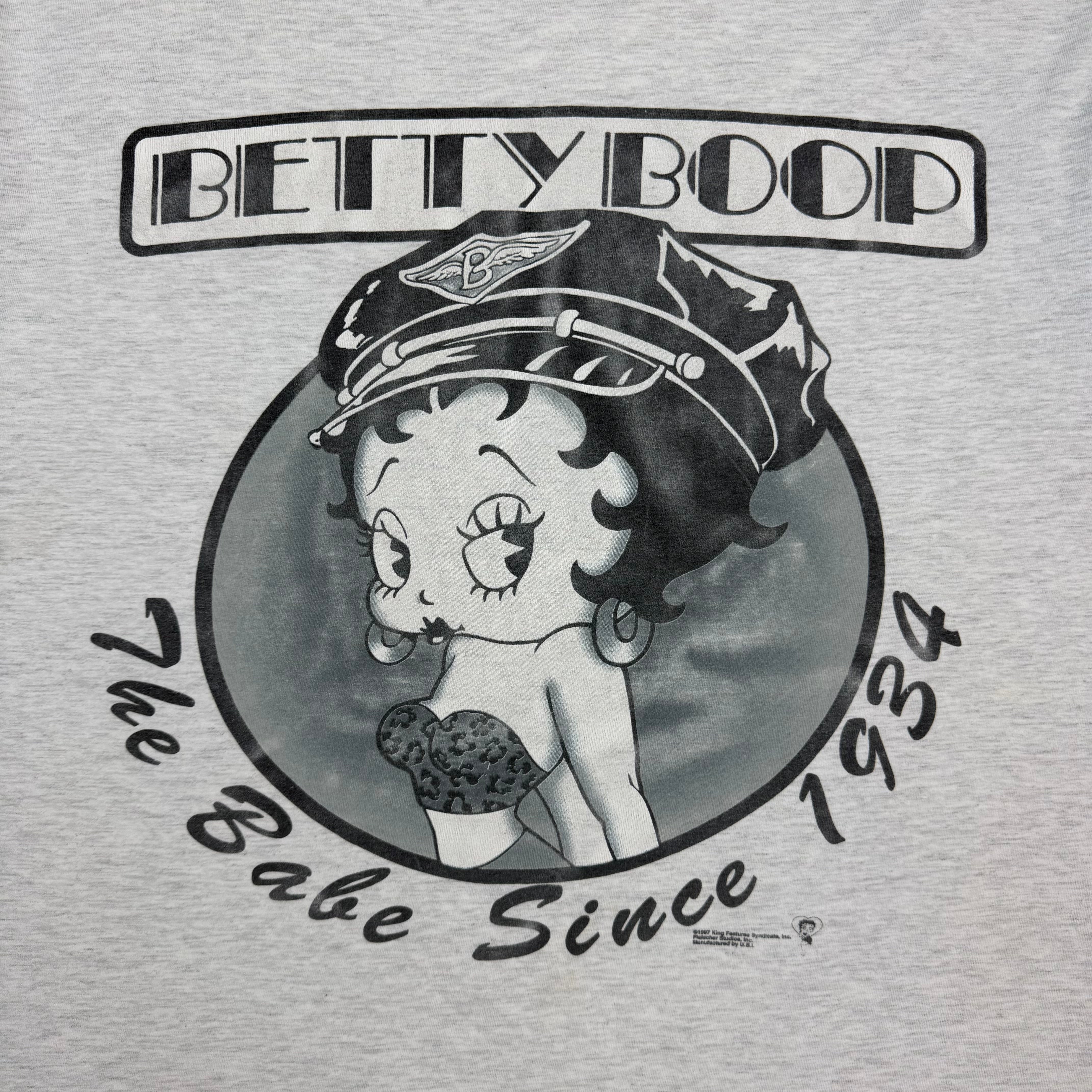 1997 Betty Boop “The Babe” Tee Grey