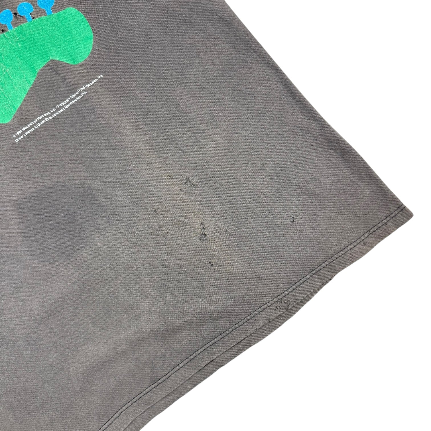 1994 Woodstock Festival Tee Faded Black