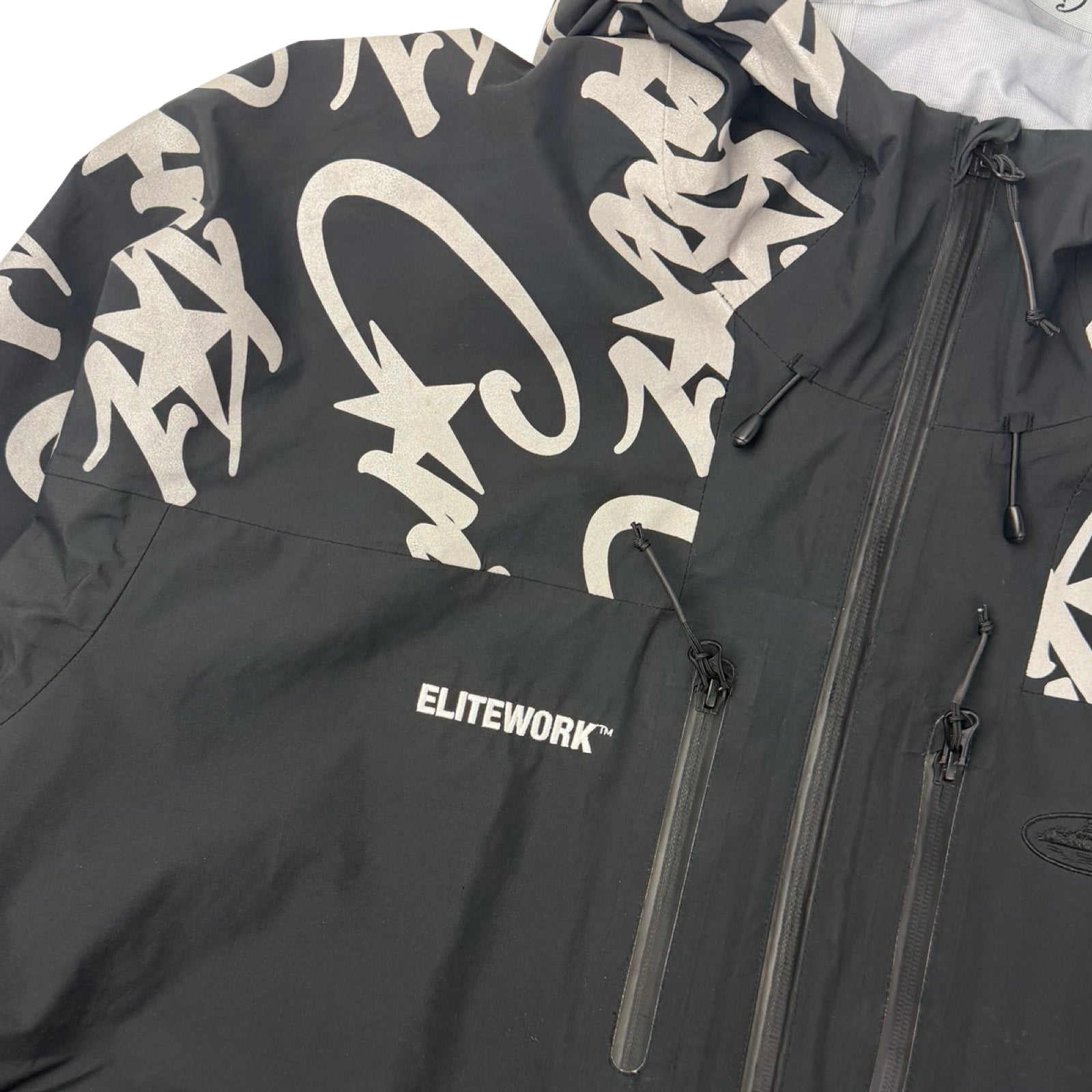 Corteiz Elitework Shell Jacket Black