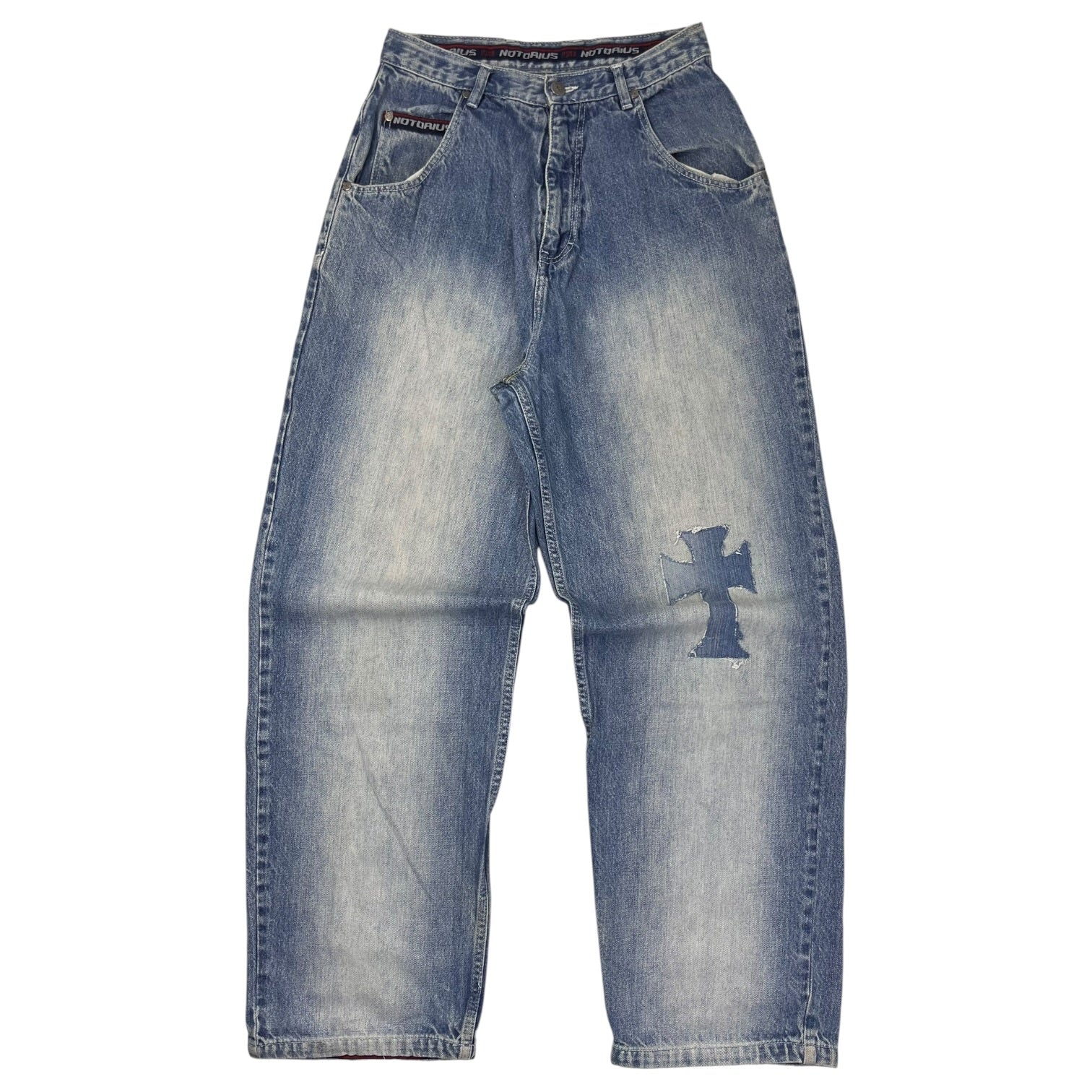 Vintage Y2K Notorius Embroidered Denim Bottoms