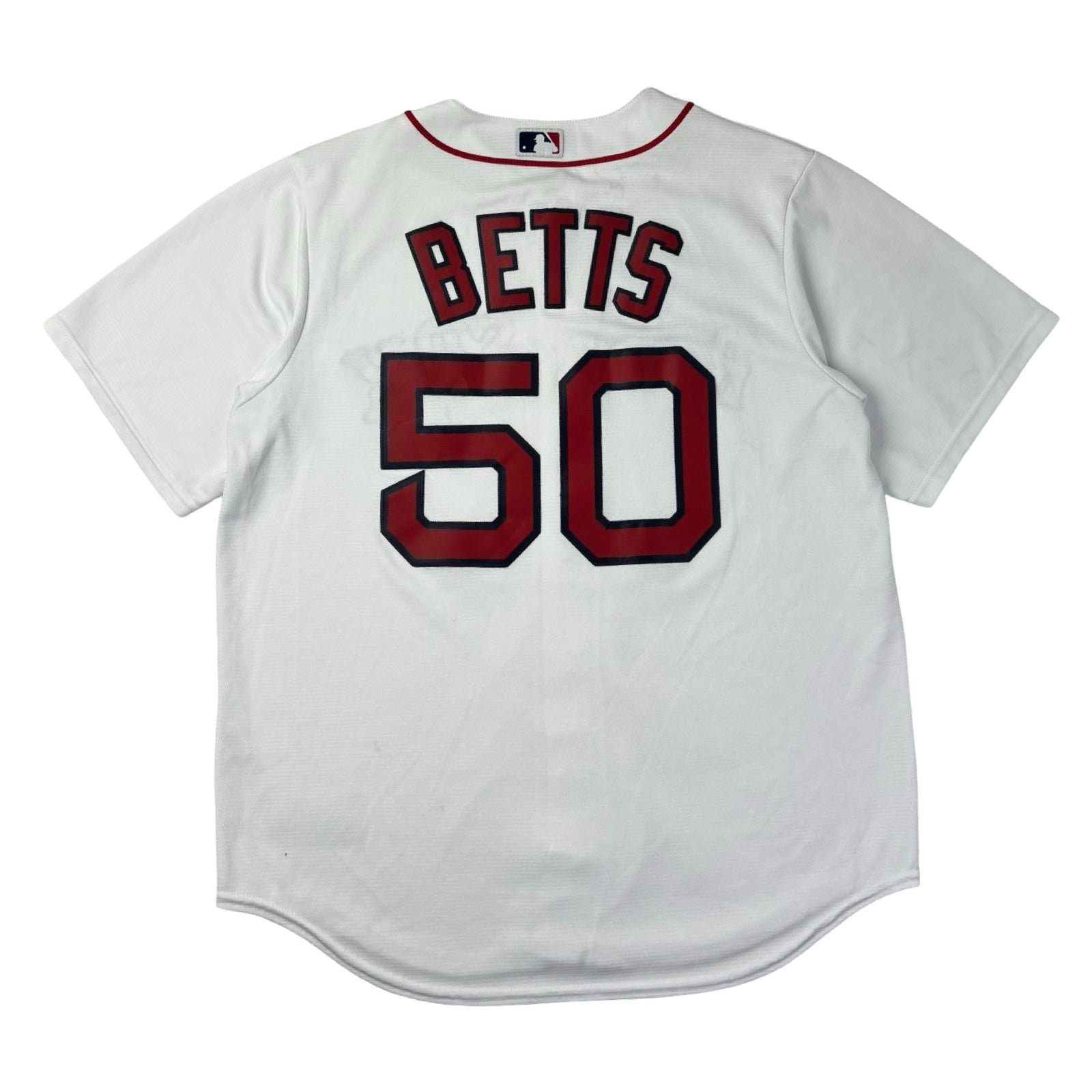 Vintage Majestic Boston Red Sox Mookie Betts MLB Home Jersey White