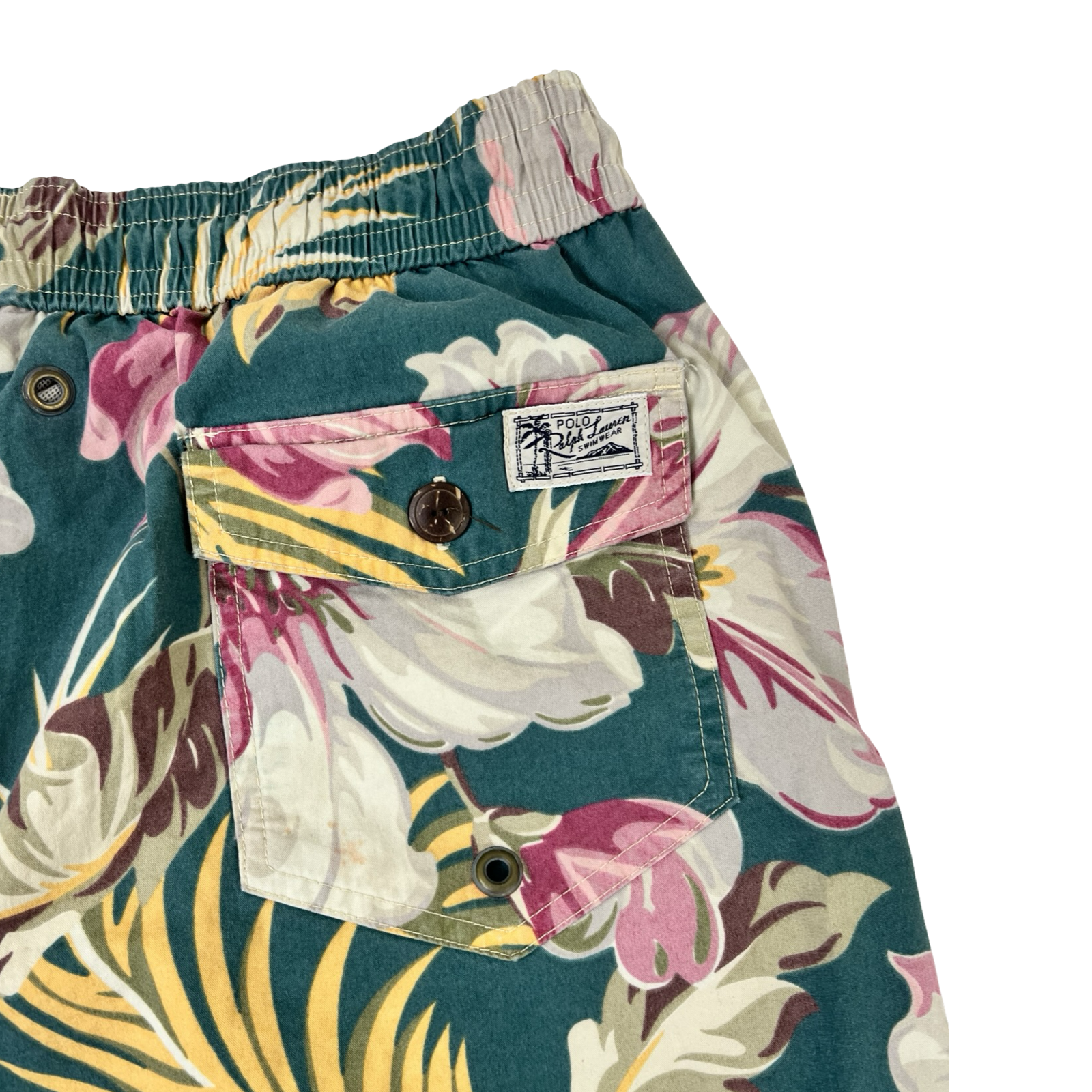 Polo Ralph Lauren Traveler Tropical Floral Swim Trunks