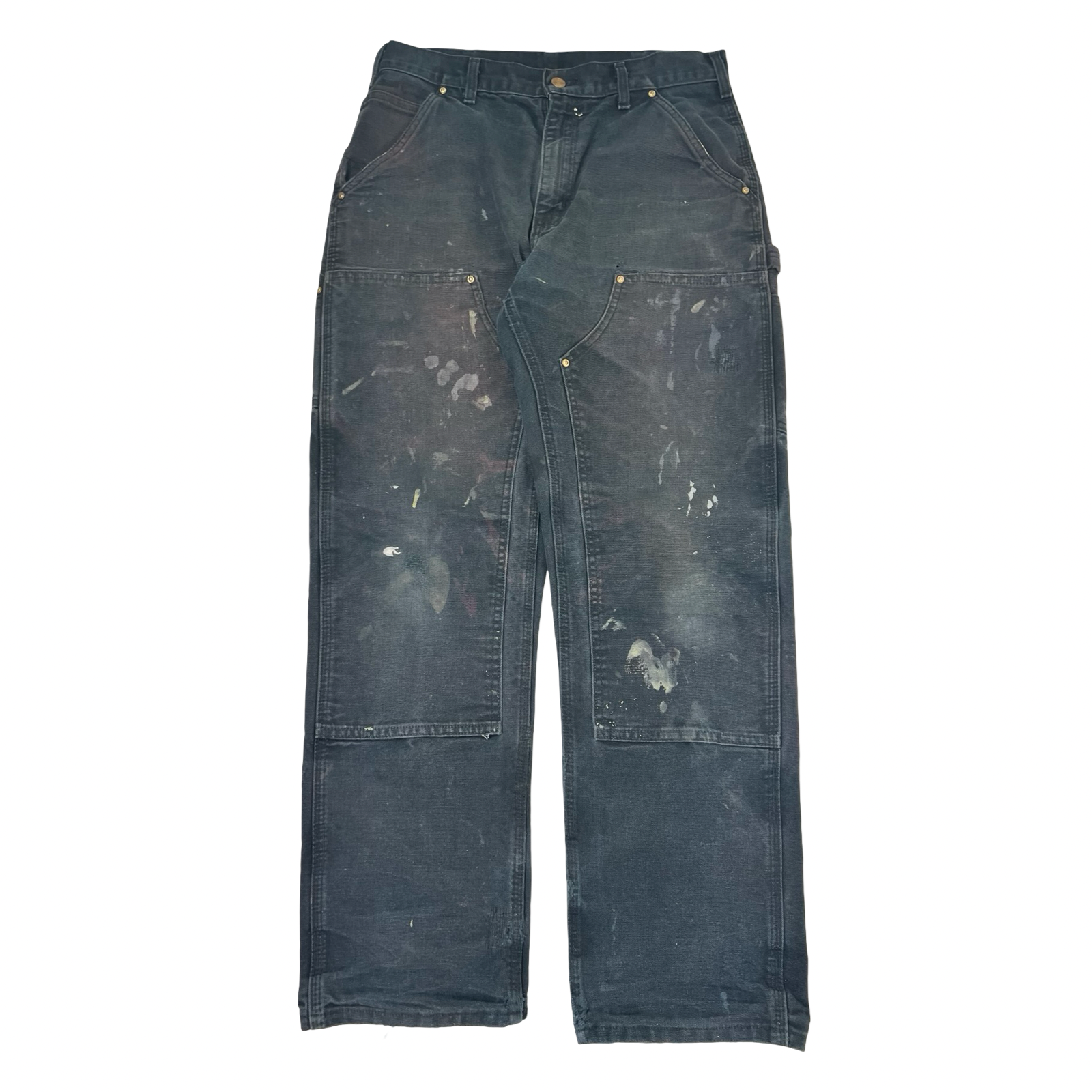 Vintage Carhartt B01 BLK Double-Front Work Trousers