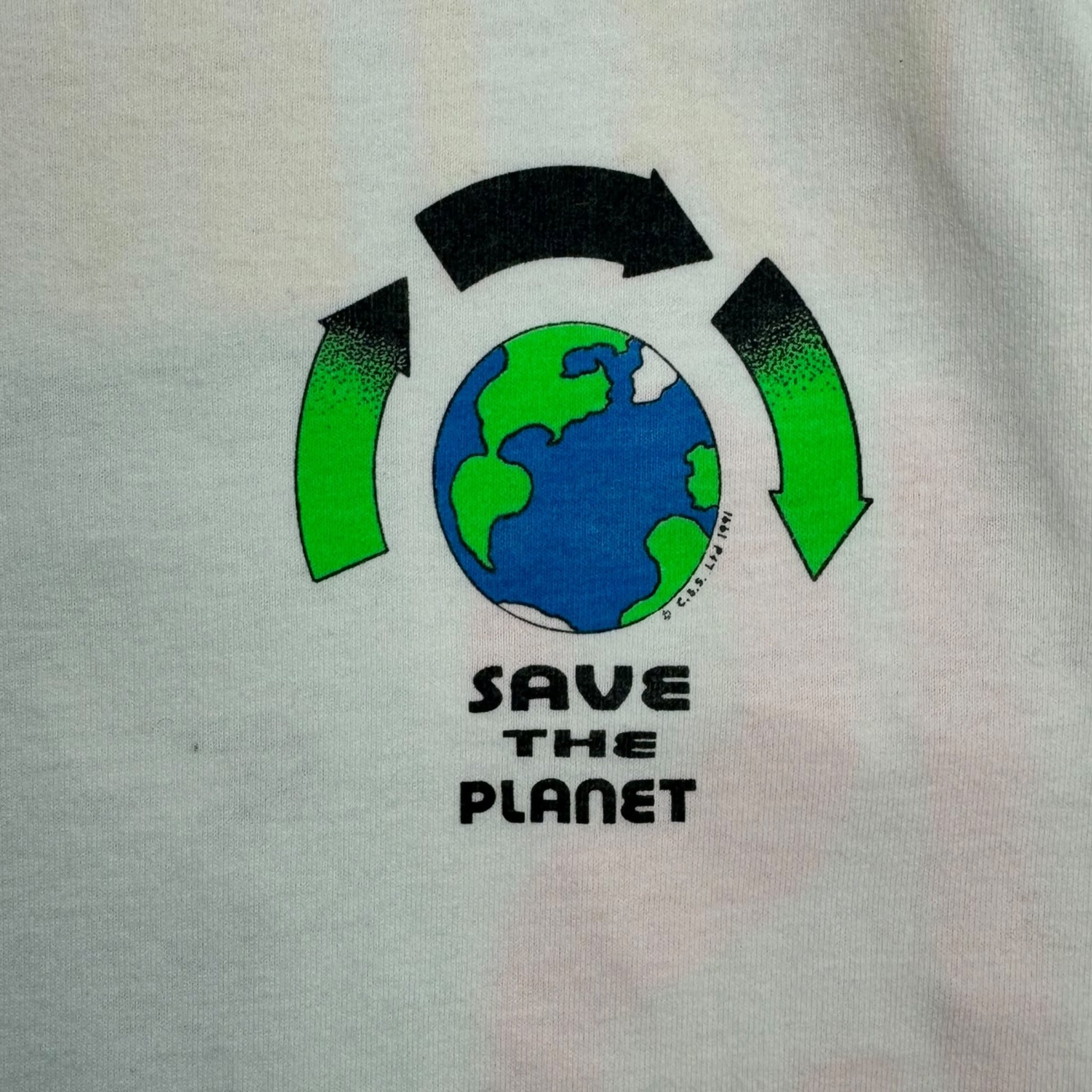 1991 Save The Planet "Extinction Is Forever" T-Shirt