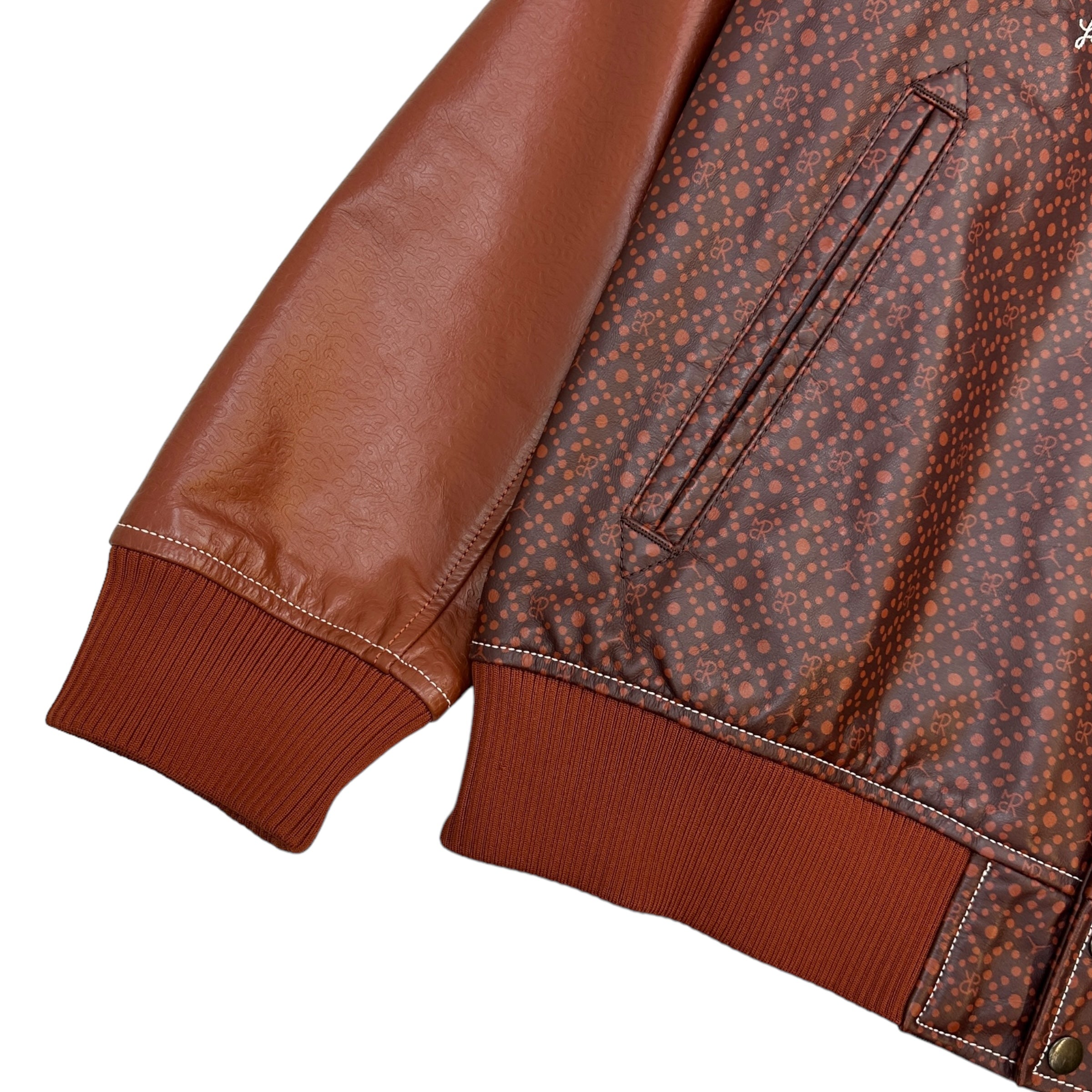 Maison Chateau Rouge x Jordan Leather Varsity Jacket