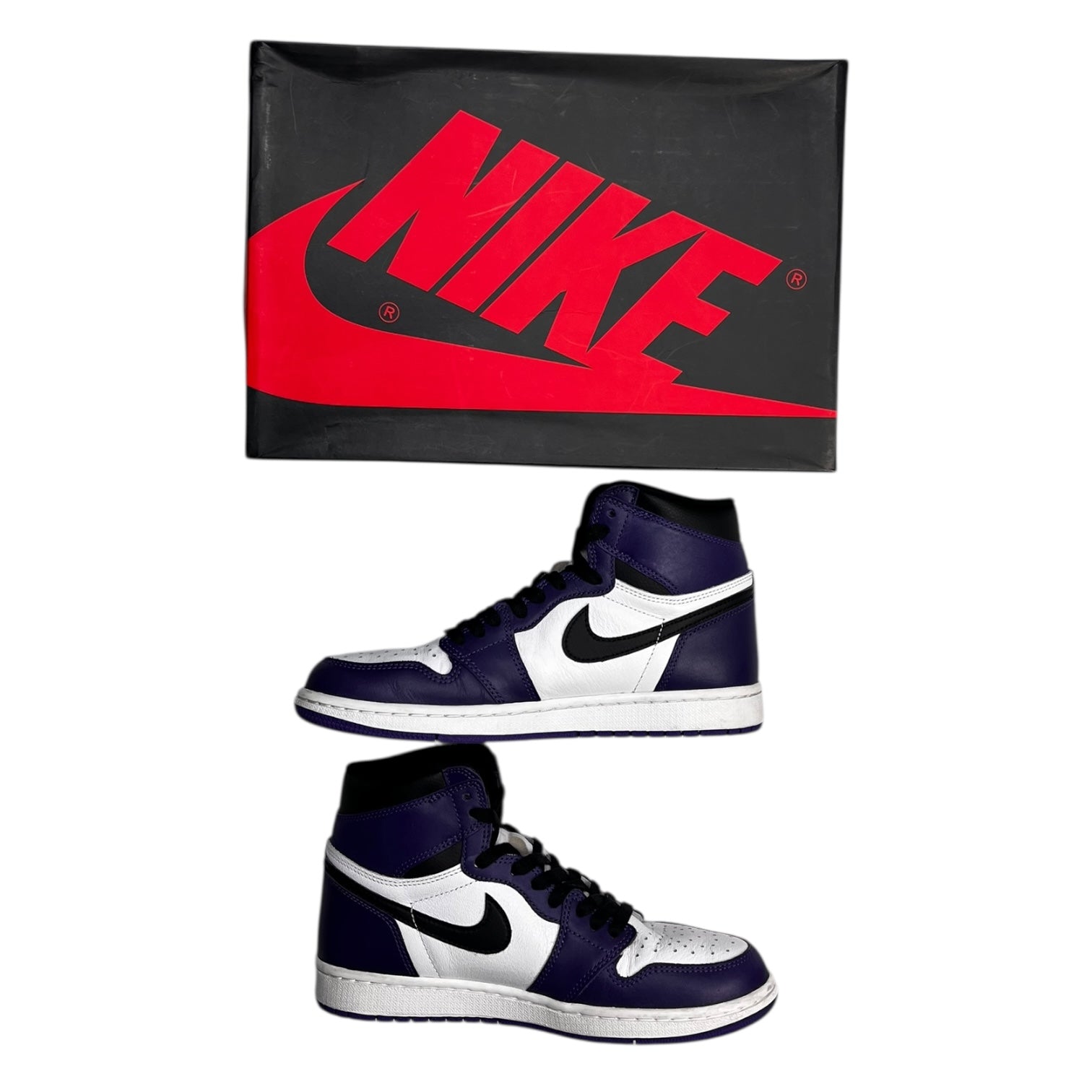 Jordan 1 Retro High Court Purple White (Used)