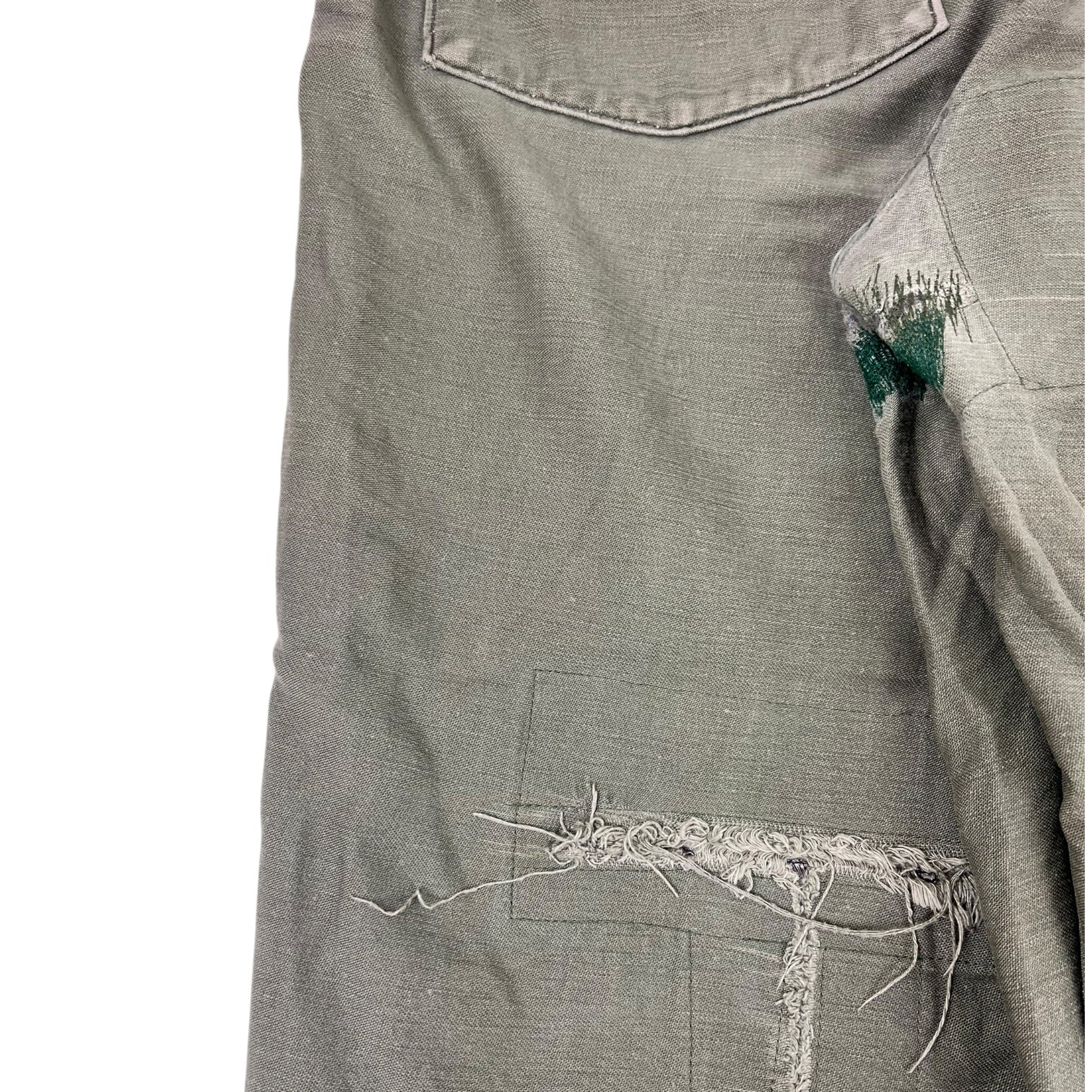 Vintage Army Green Utility Pants