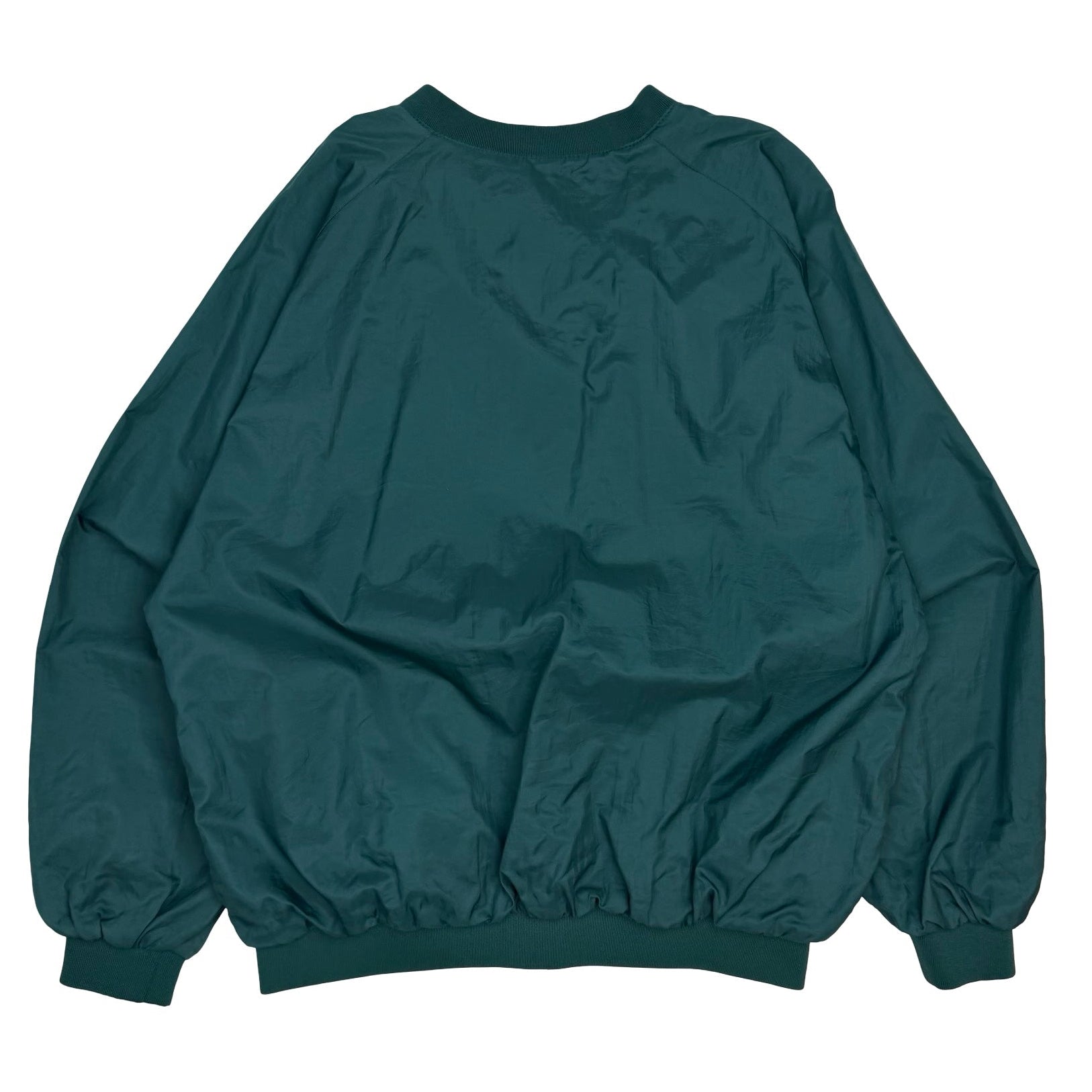 Vintage Green Bay Packers Pullover Logo 7 Windbreaker Green