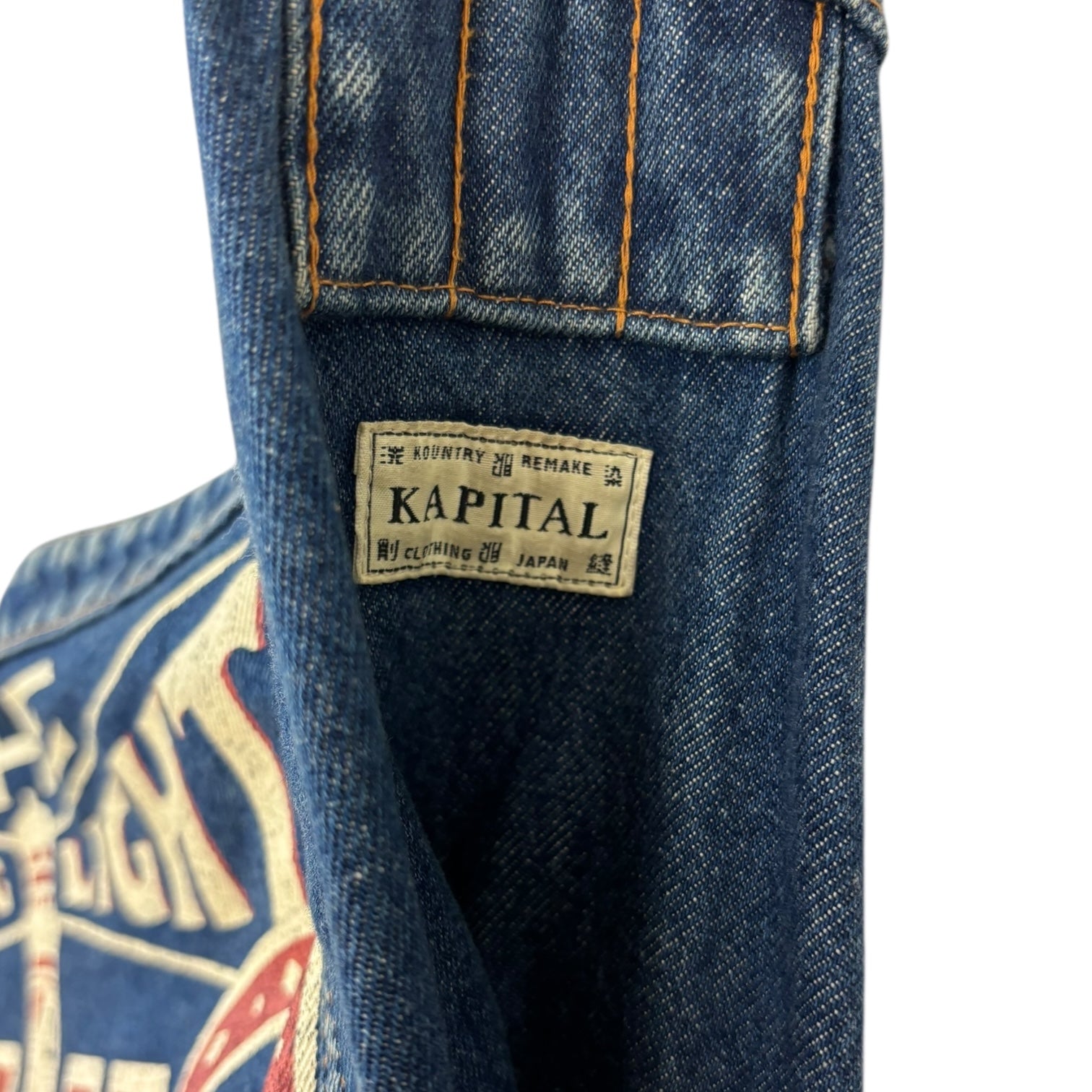 Kapital 13oz Denim “Guiding Light” Newspaper Bag Indigo
