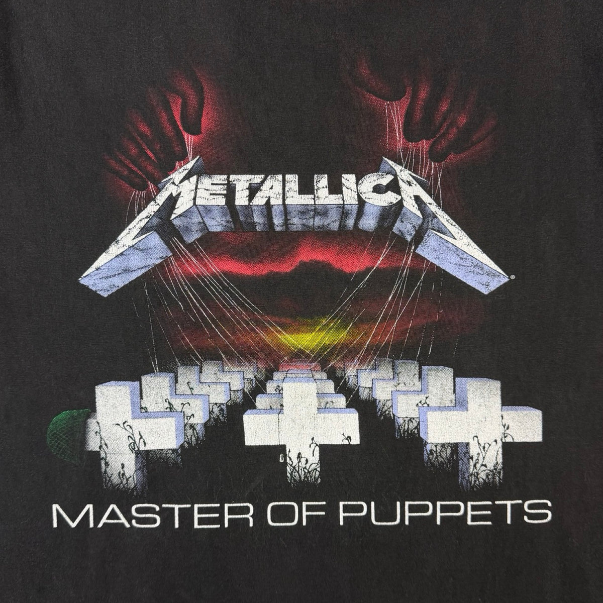 Vintage Metallica 'Master of Puppets' Metal Band T-Shirt Black